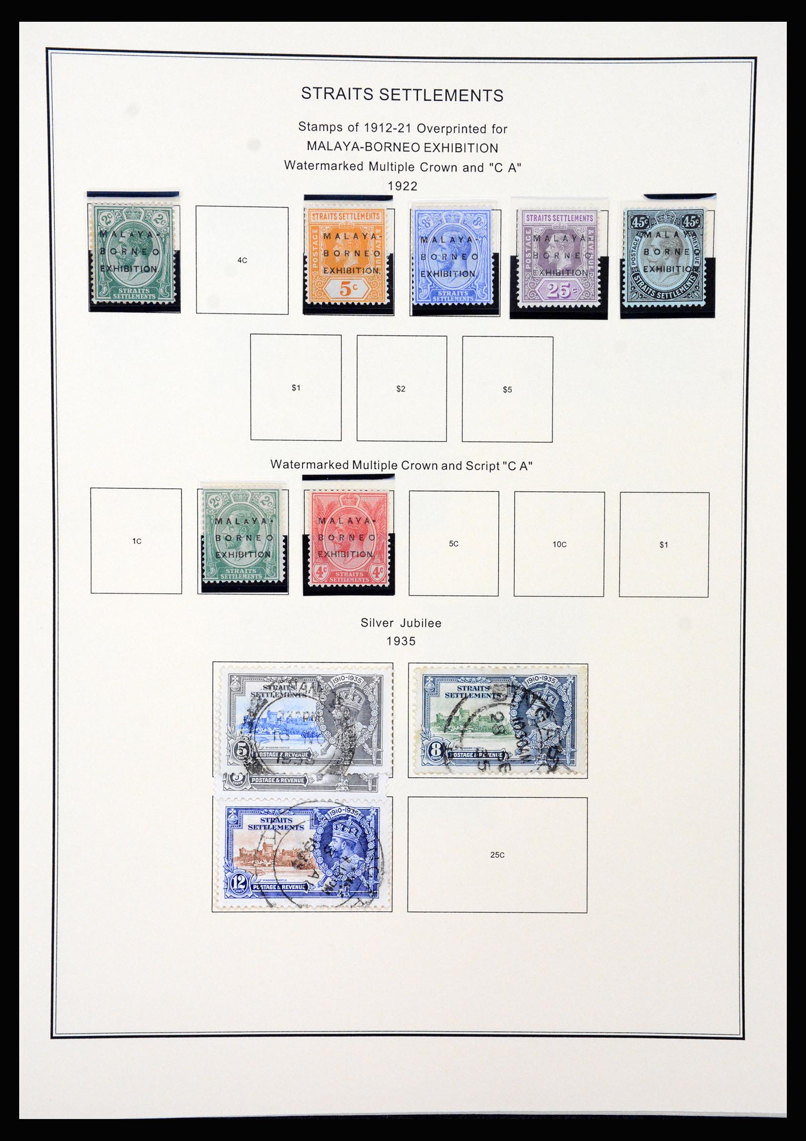 37205 010 - Postzegelverzameling 37205 Maleisië en Staten 1867-1999.