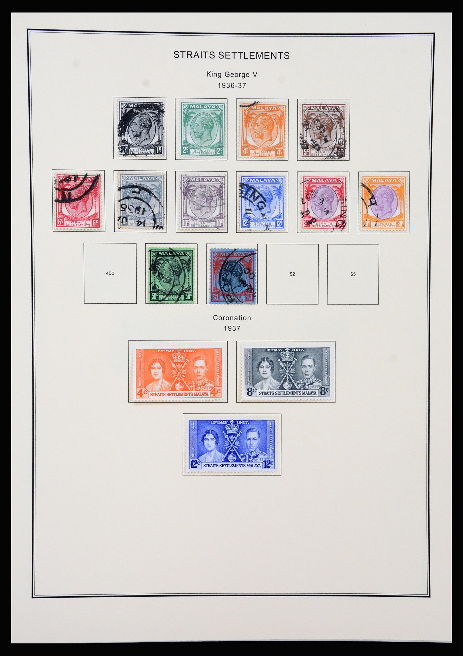 37205 011 - Postzegelverzameling 37205 Maleisië en Staten 1867-1999.