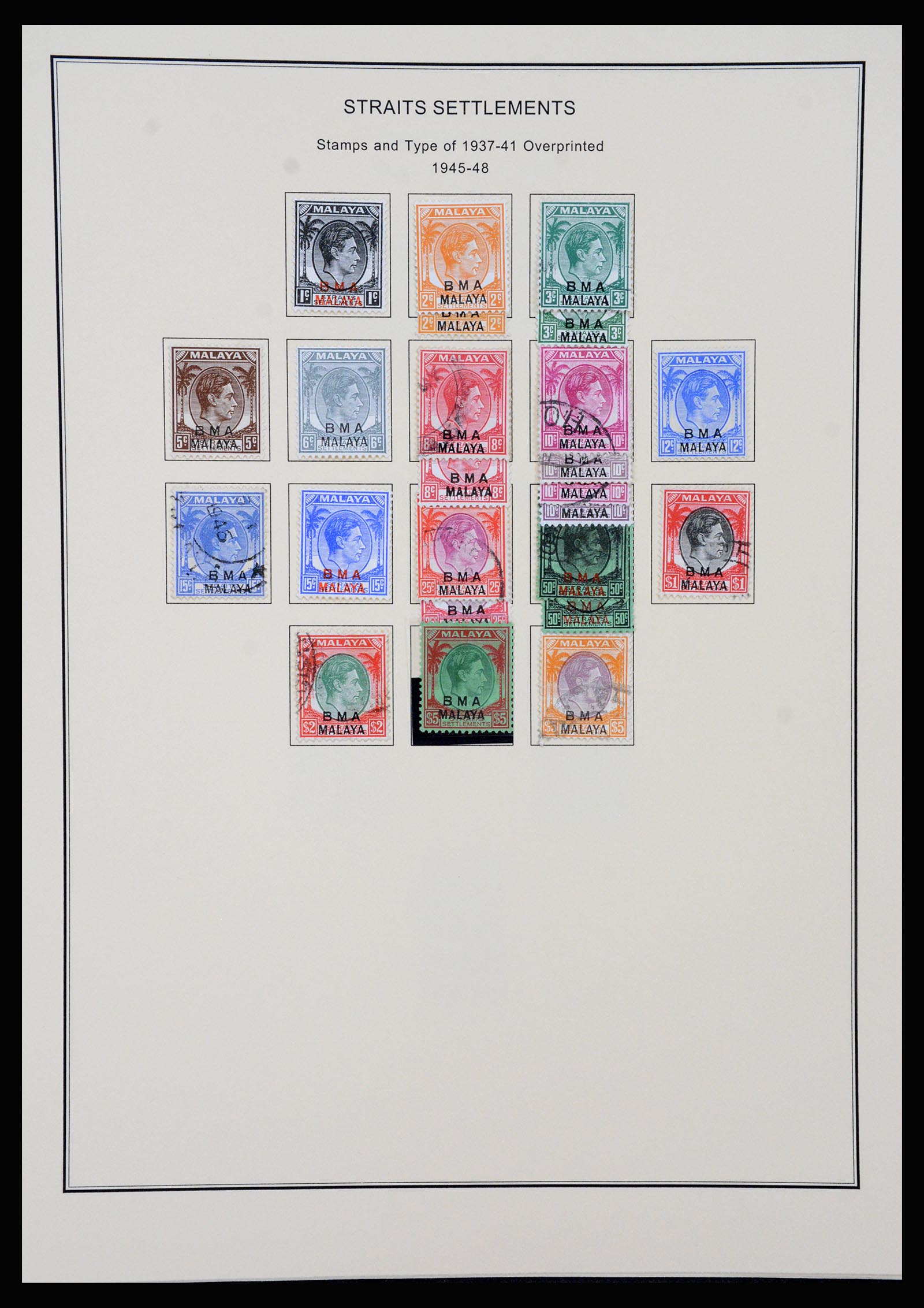37205 013 - Postzegelverzameling 37205 Maleisië en Staten 1867-1999.