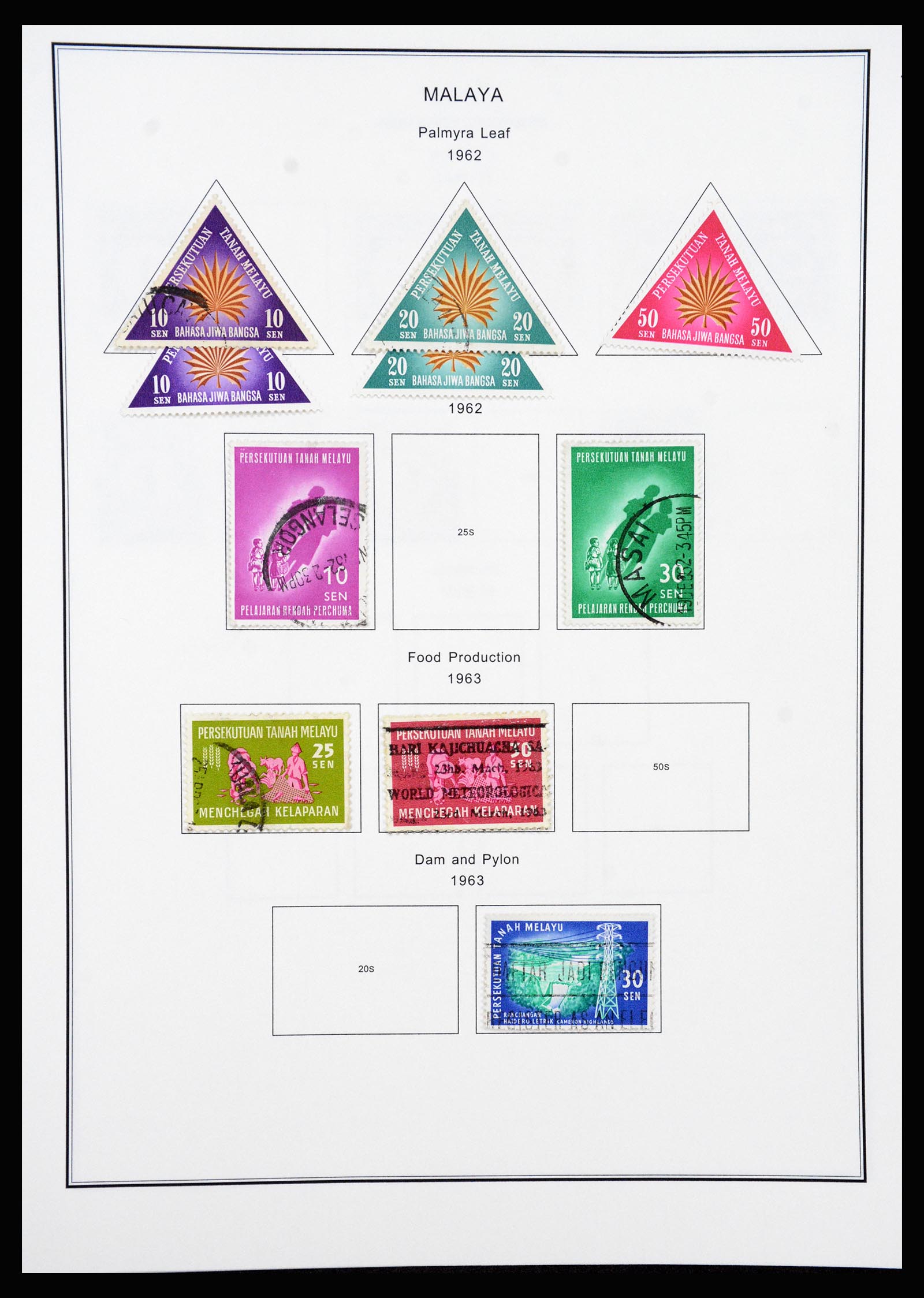 37205 026 - Postzegelverzameling 37205 Maleisië en Staten 1867-1999.