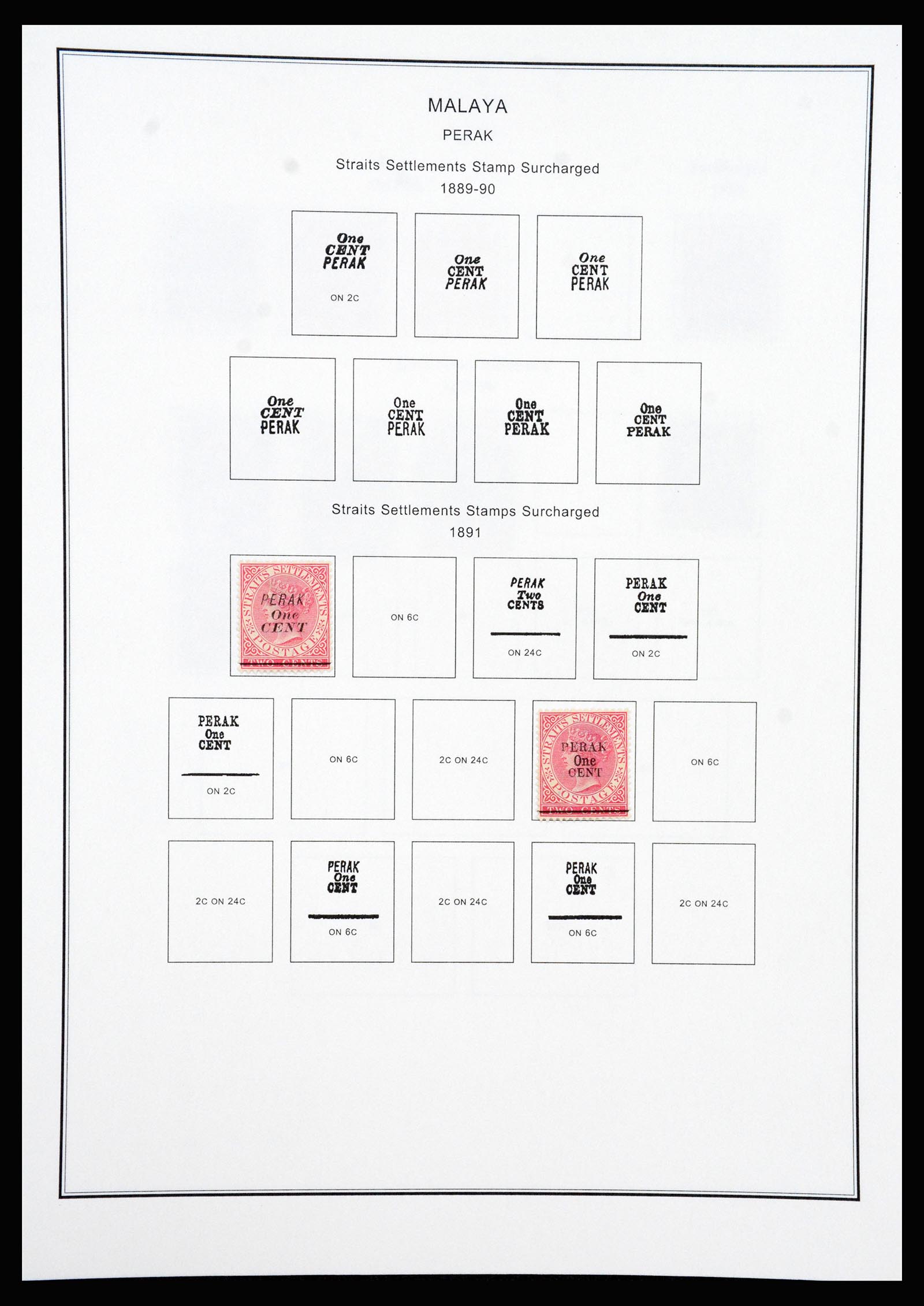 37205 074 - Stamp collection 37205 Malaysia and States 1867-1999.