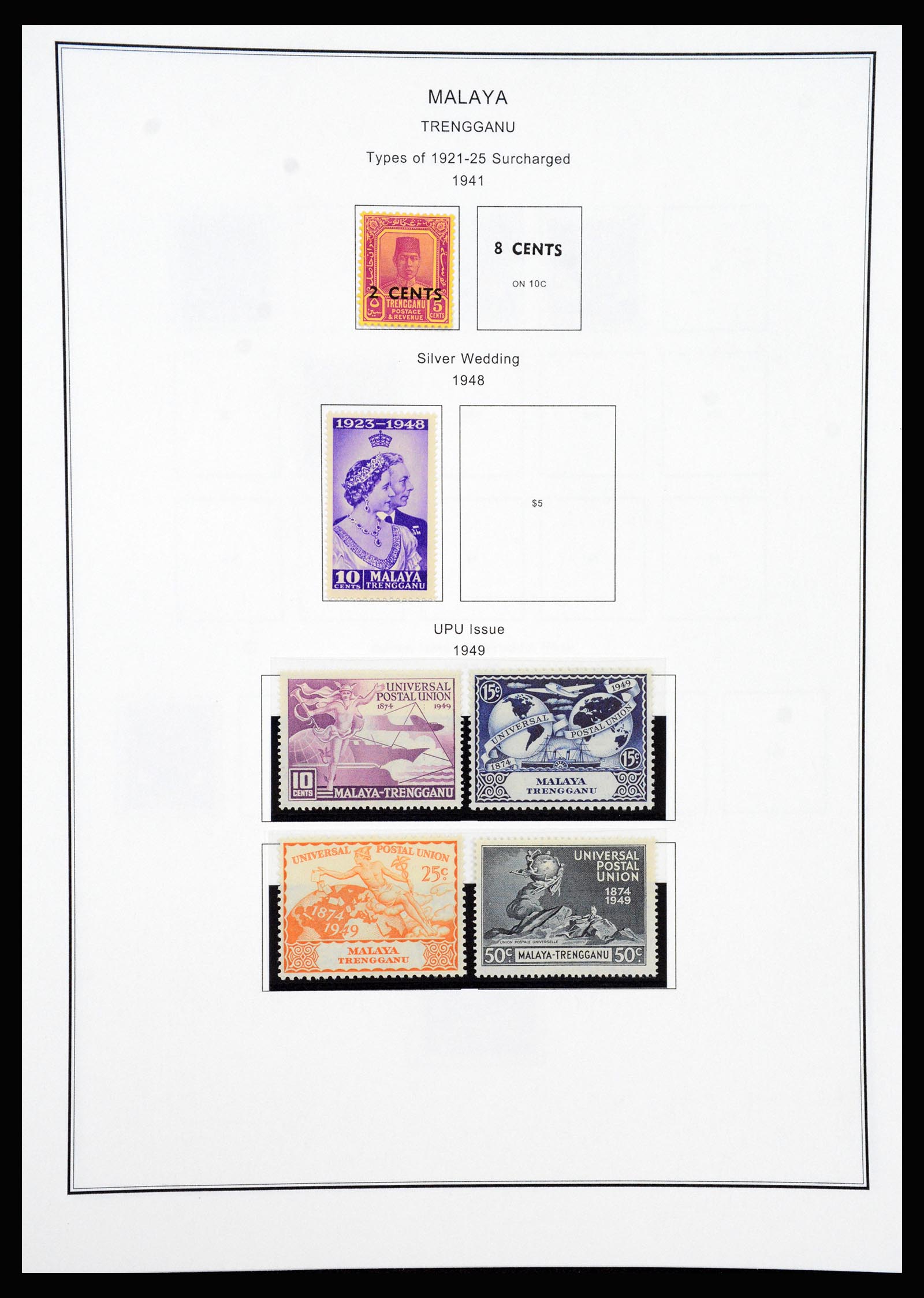 37205 097 - Postzegelverzameling 37205 Maleisië en Staten 1867-1999.