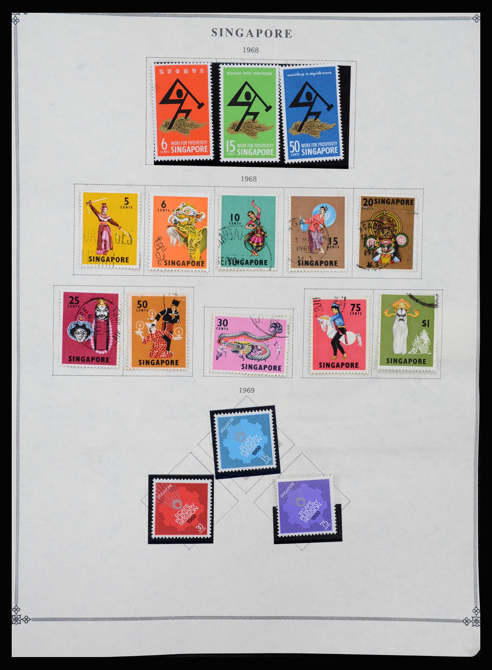 37205 110 - Postzegelverzameling 37205 Maleisië en Staten 1867-1999.