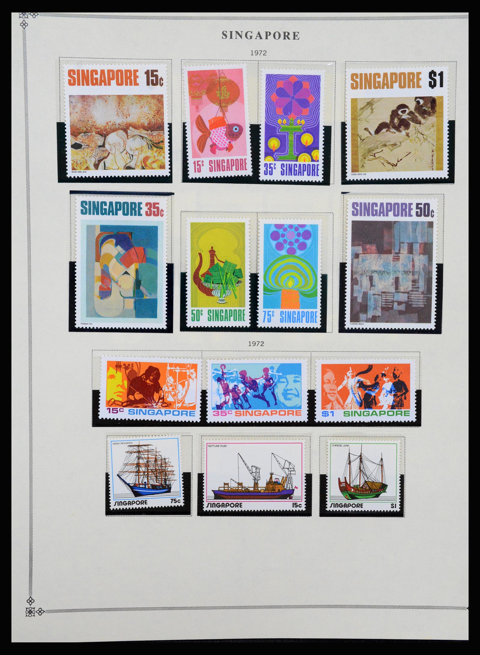 37205 116 - Stamp collection 37205 Malaysia and States 1867-1999.