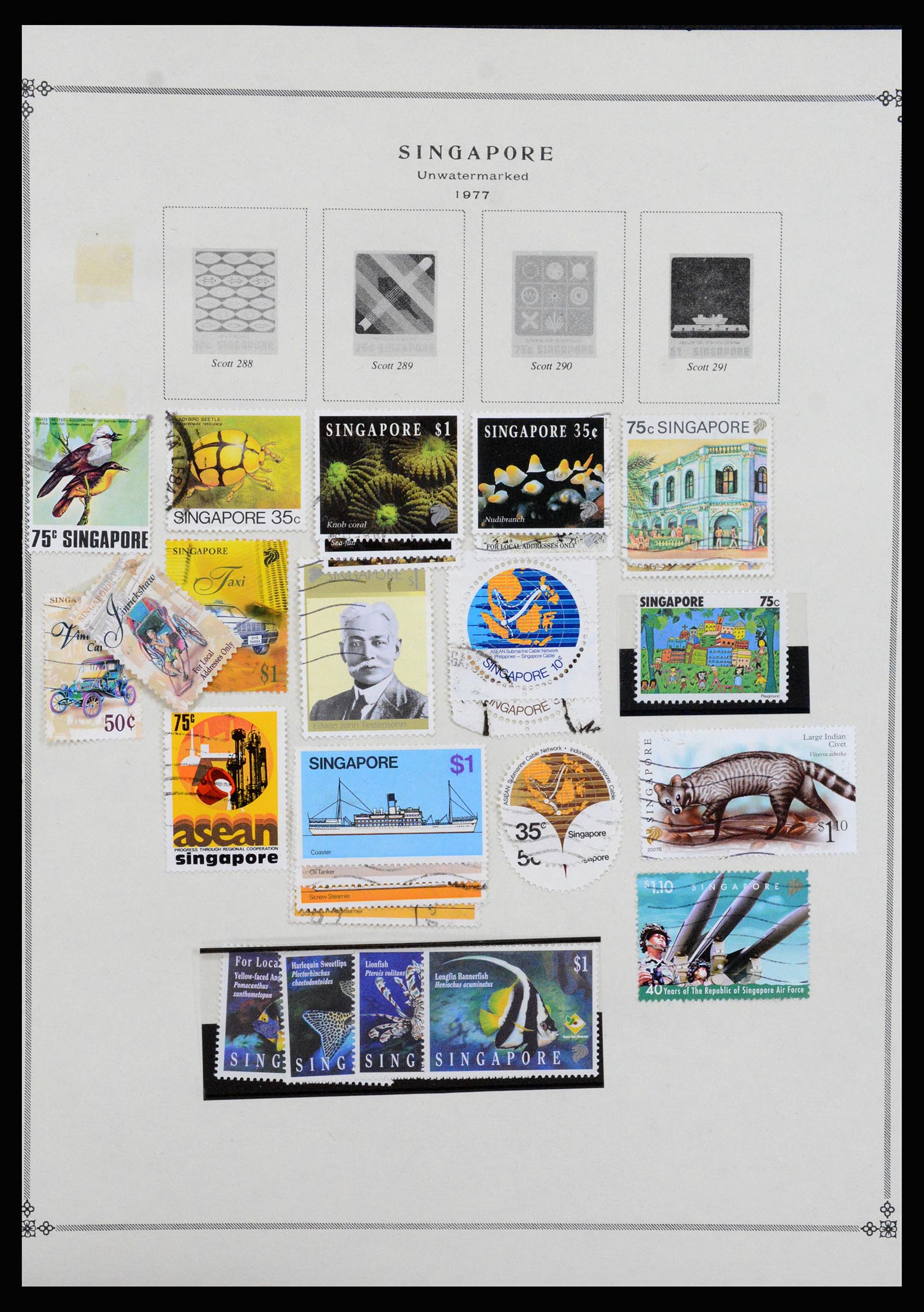 37205 126 - Stamp collection 37205 Malaysia and States 1867-1999.