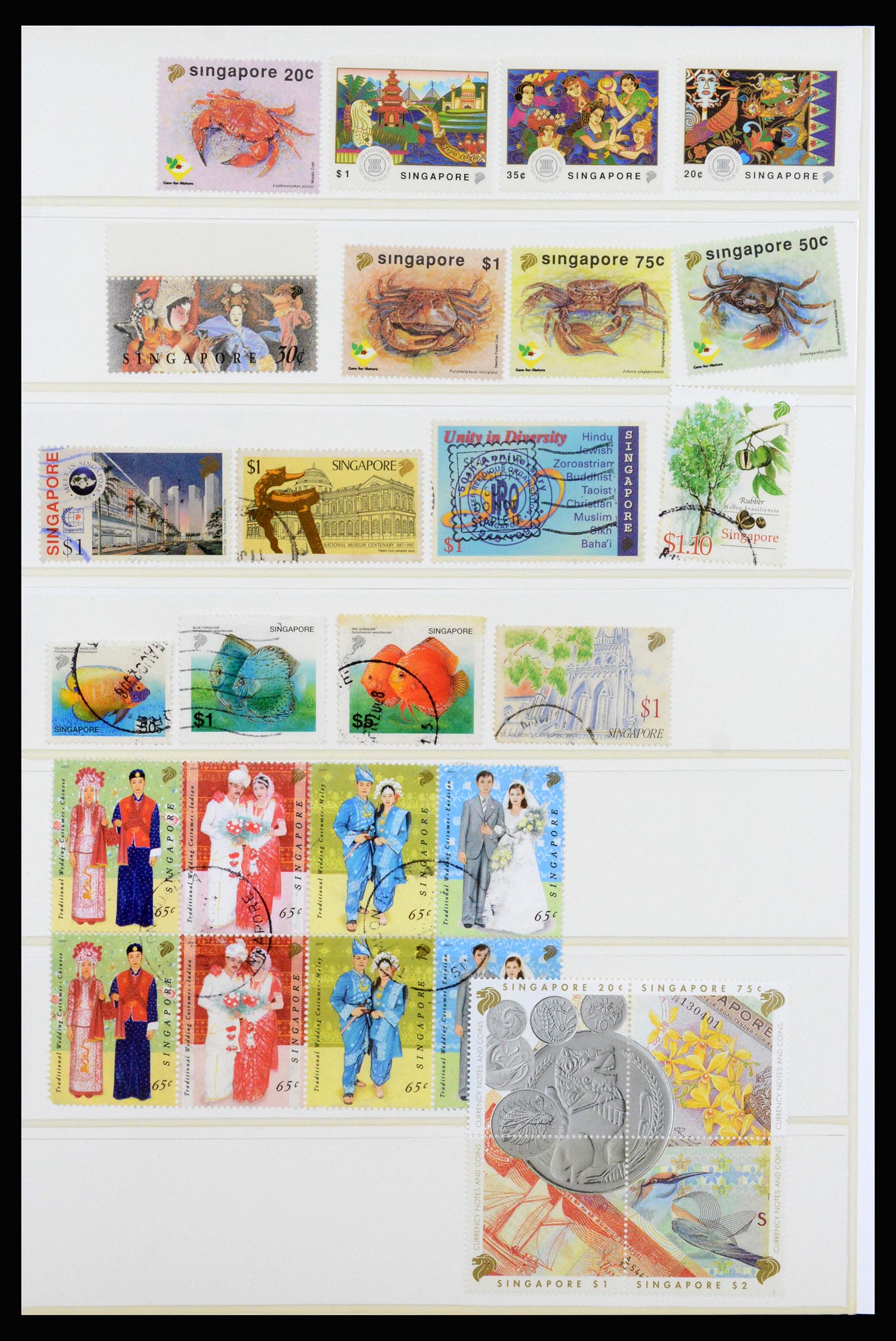 37205 128 - Postzegelverzameling 37205 Maleisië en Staten 1867-1999.