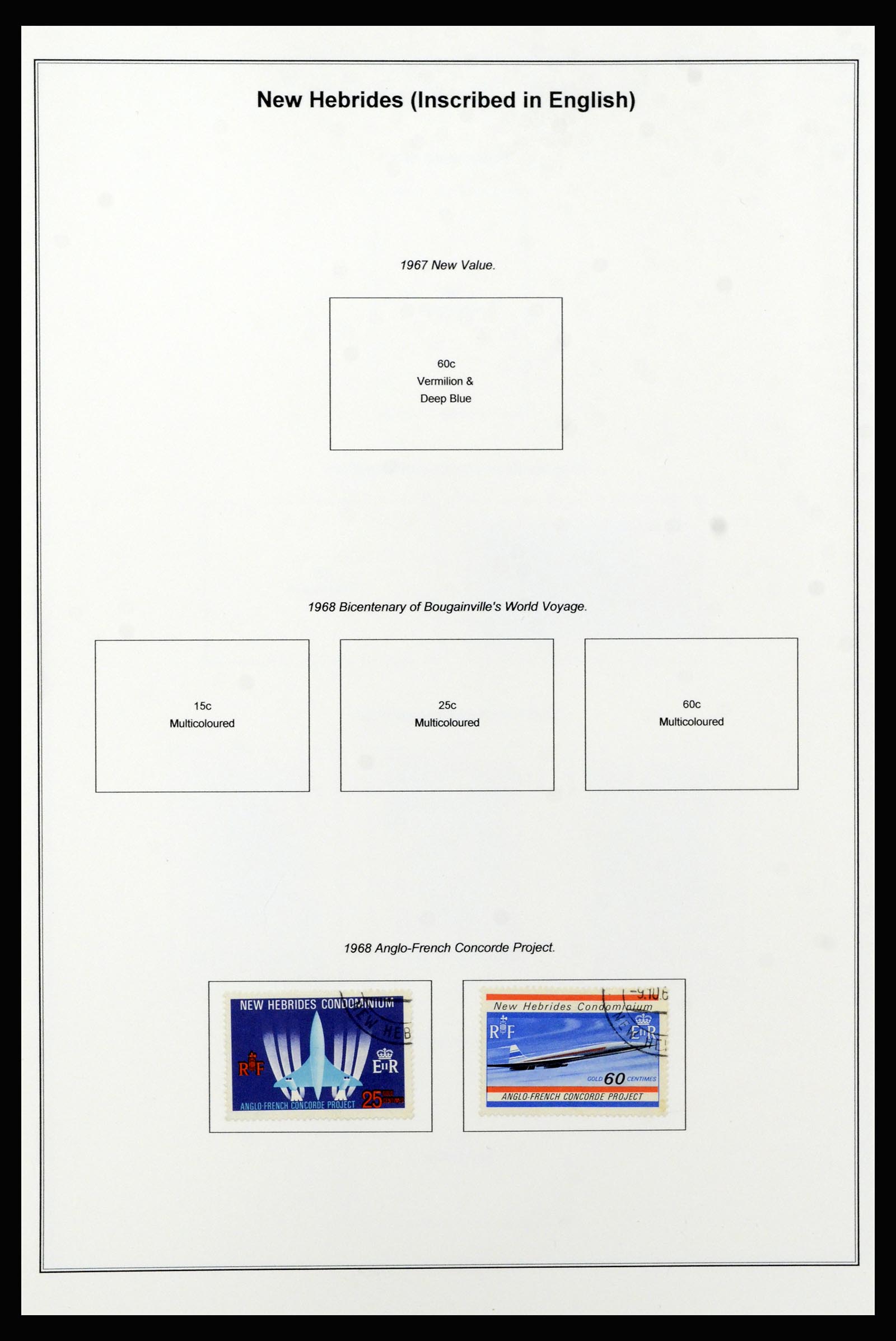 37206 025 - Stamp collection 37206 New Hebrides 1963-1979.