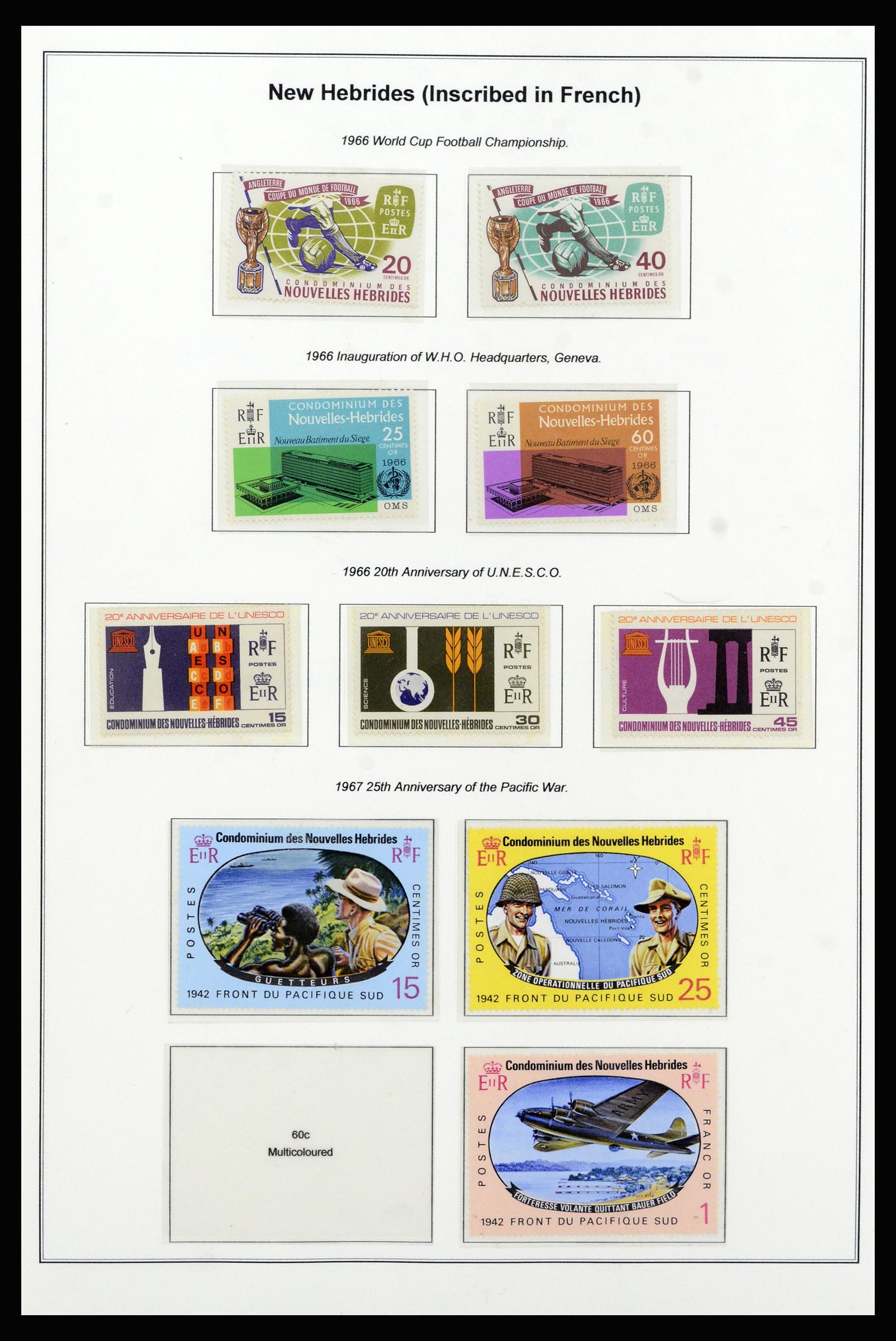 37206 040 - Stamp collection 37206 New Hebrides 1963-1979.