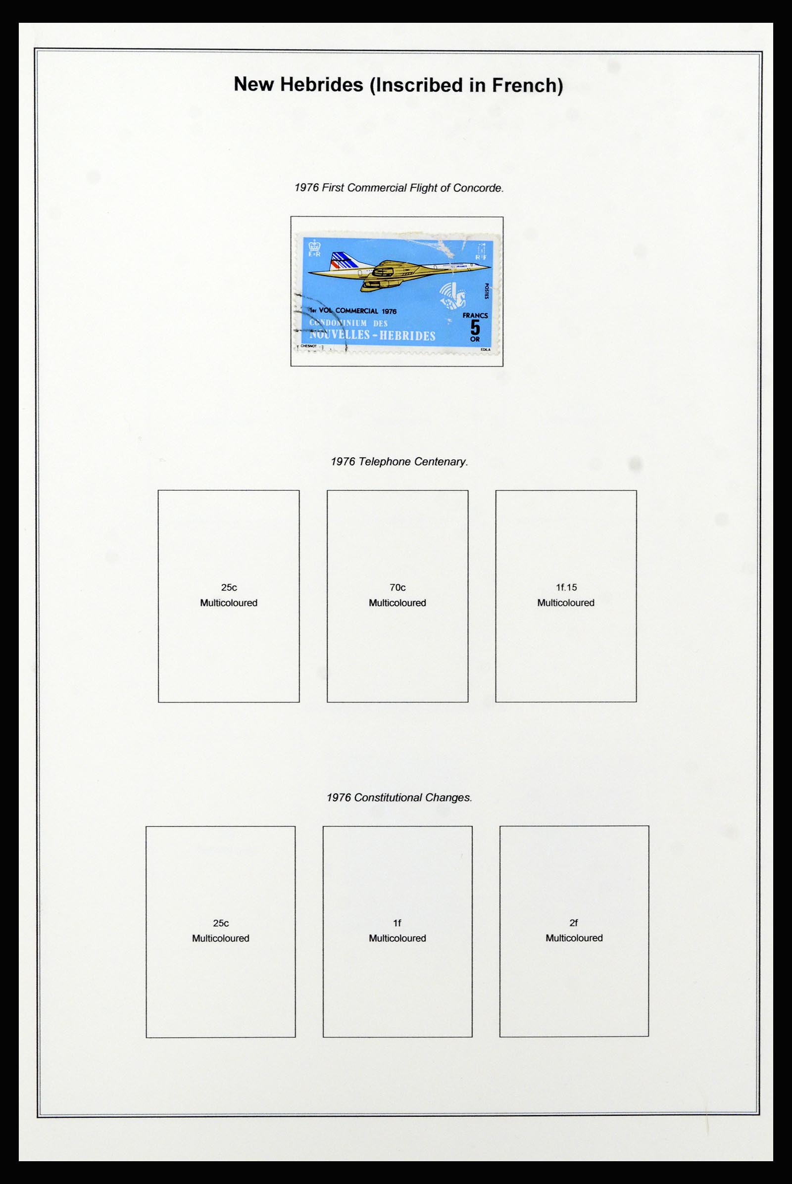 37206 063 - Stamp collection 37206 New Hebrides 1963-1979.