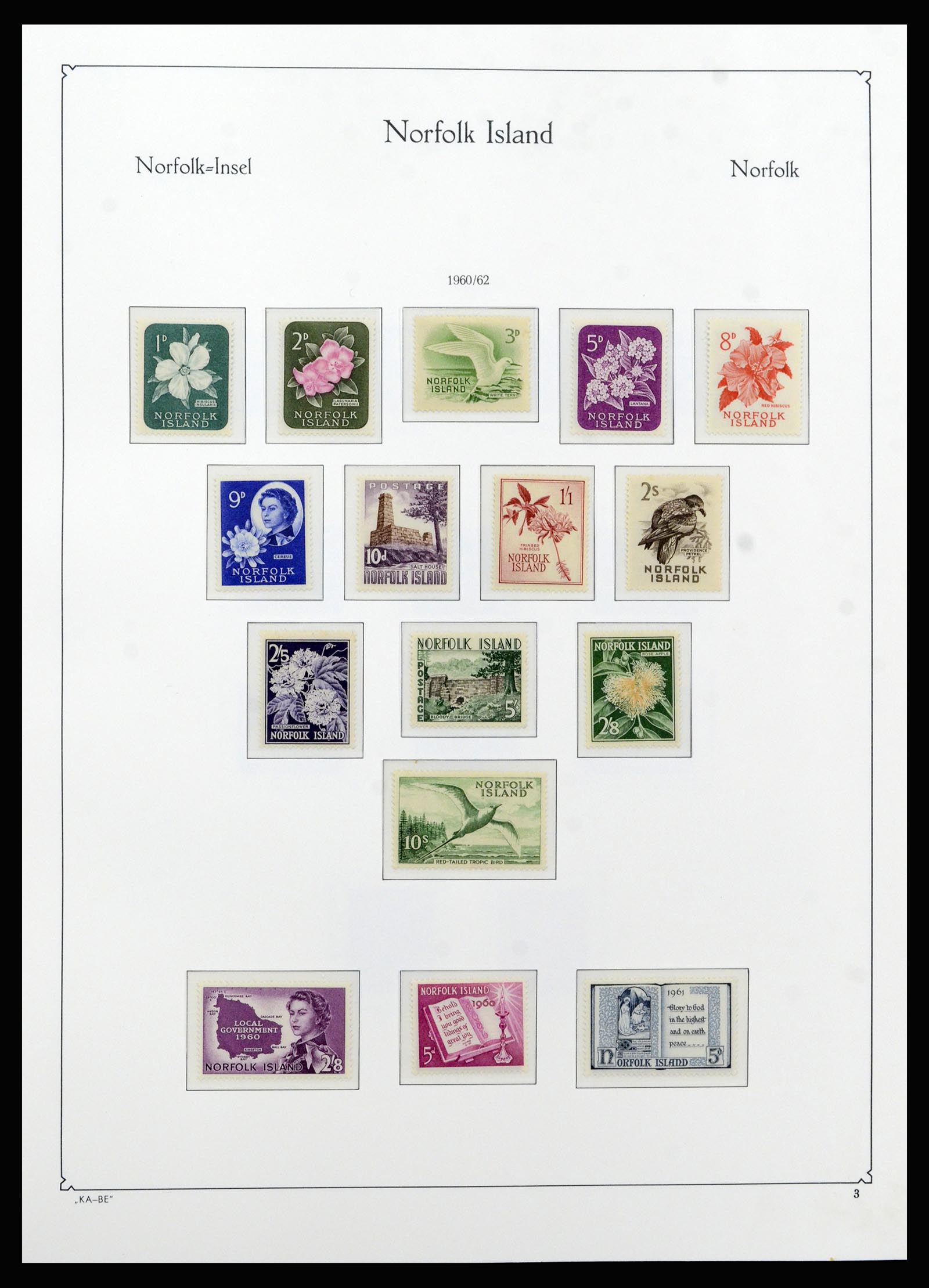 37207 004 - Postzegelverzameling 37207 Norfolk 1947-1997.