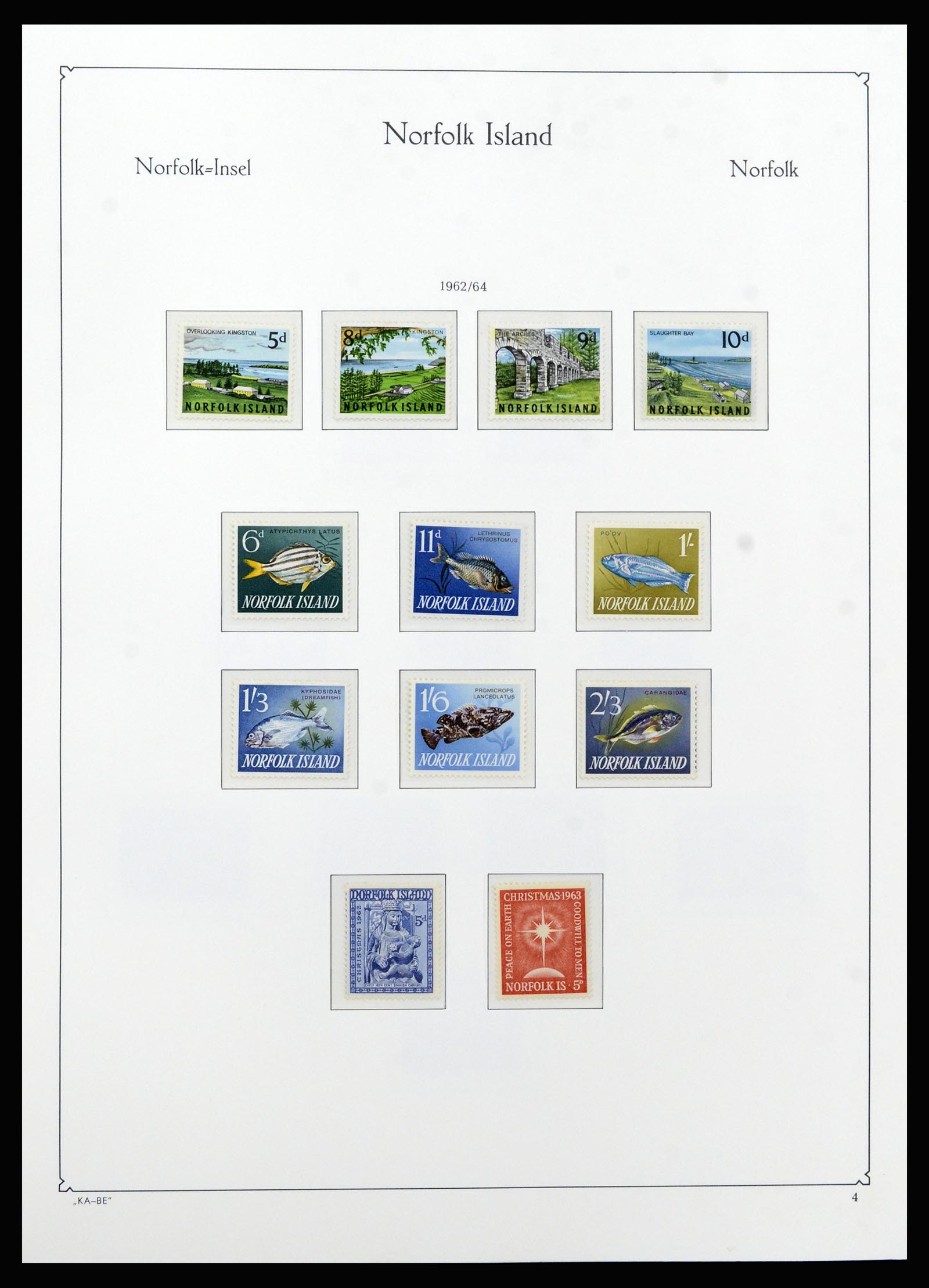37207 005 - Postzegelverzameling 37207 Norfolk 1947-1997.
