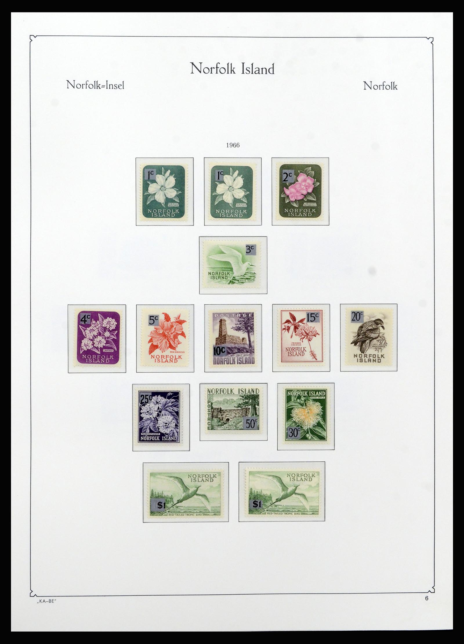 37207 007 - Postzegelverzameling 37207 Norfolk 1947-1997.