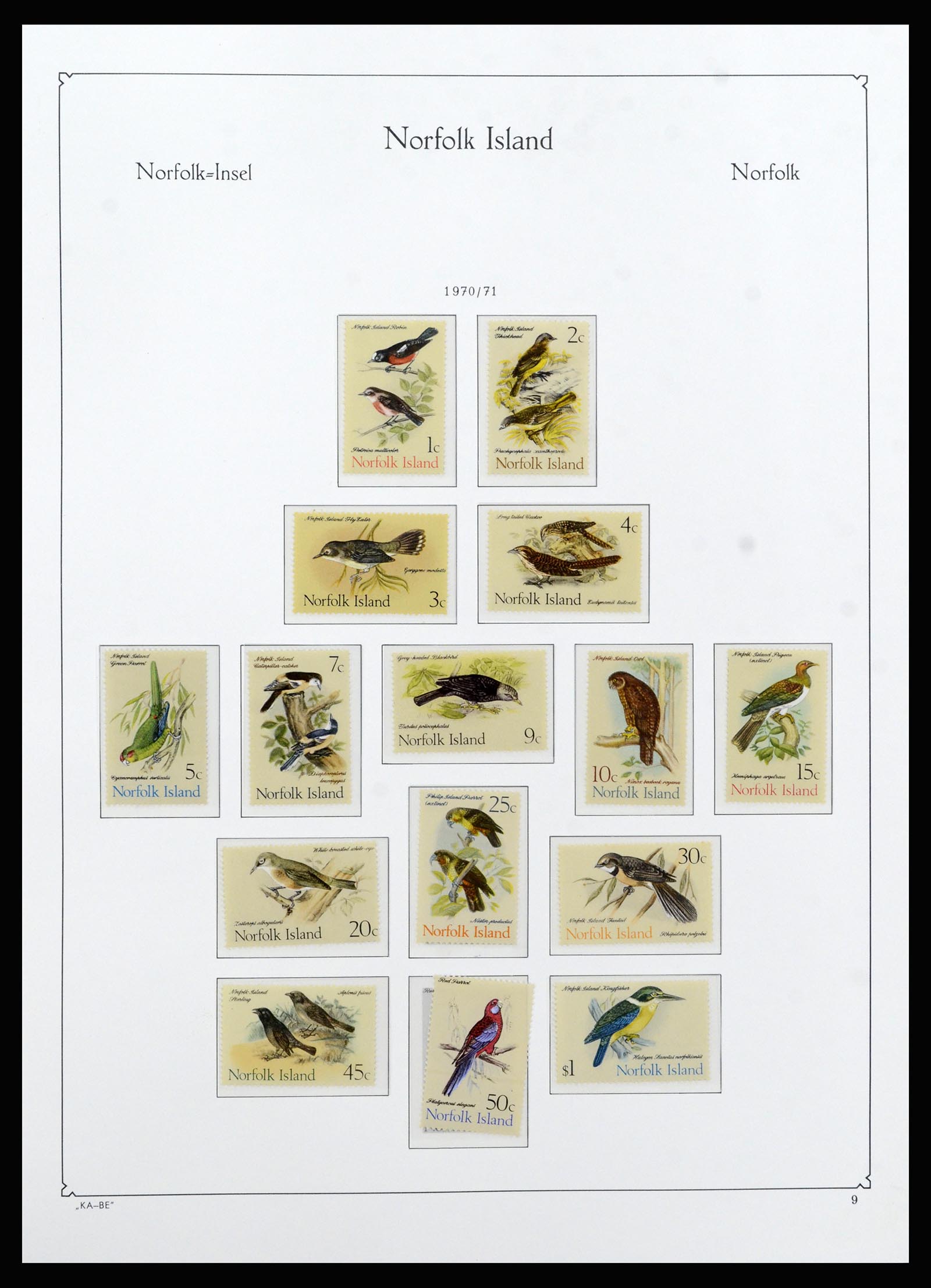 37207 010 - Postzegelverzameling 37207 Norfolk 1947-1997.