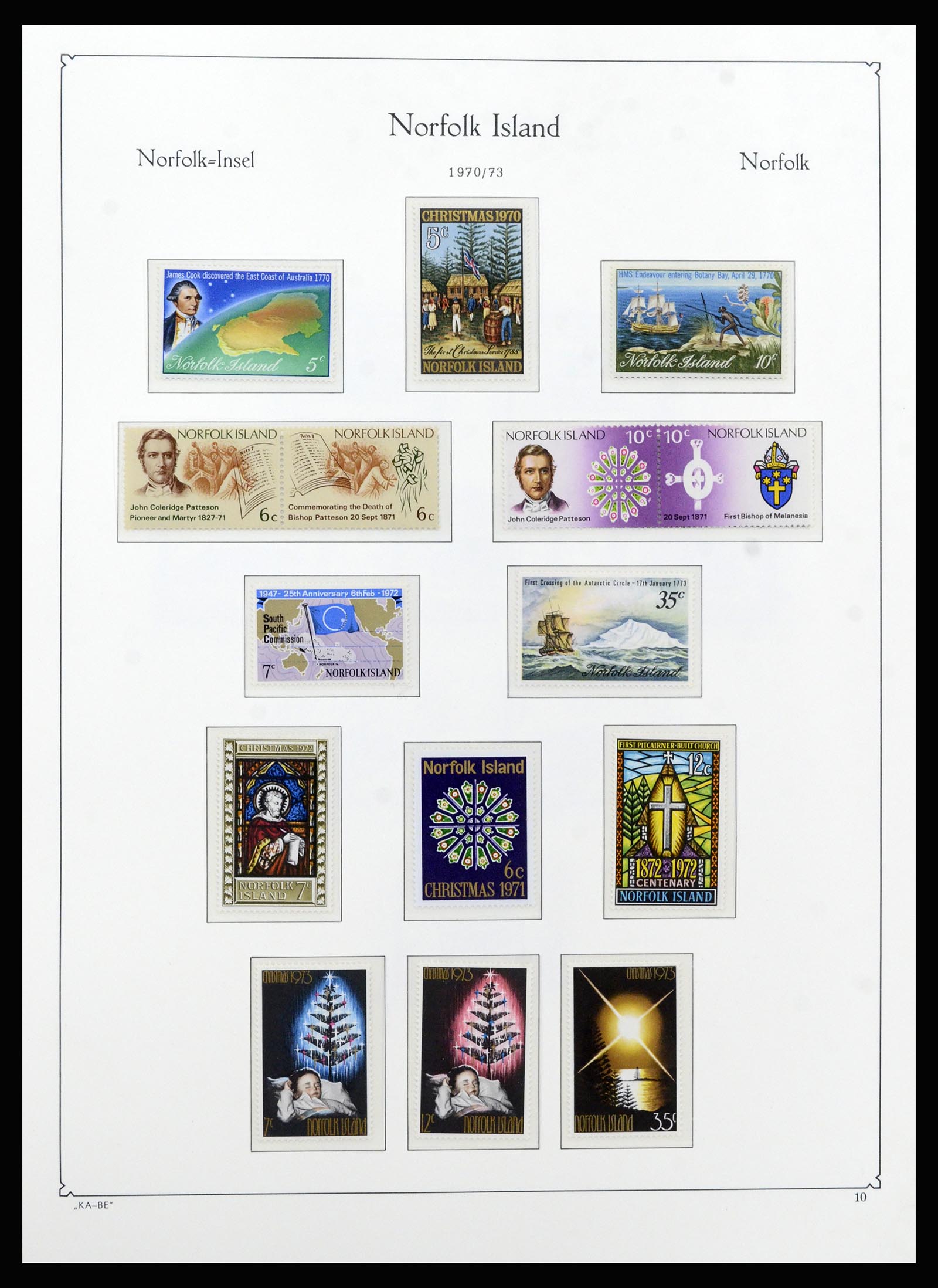 37207 011 - Postzegelverzameling 37207 Norfolk 1947-1997.