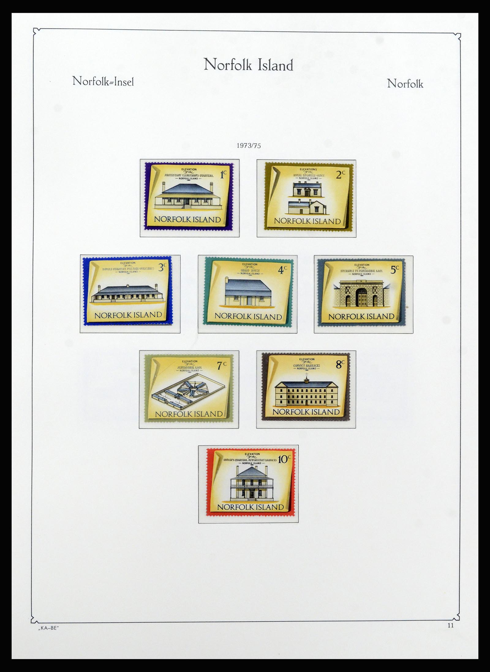 37207 012 - Postzegelverzameling 37207 Norfolk 1947-1997.
