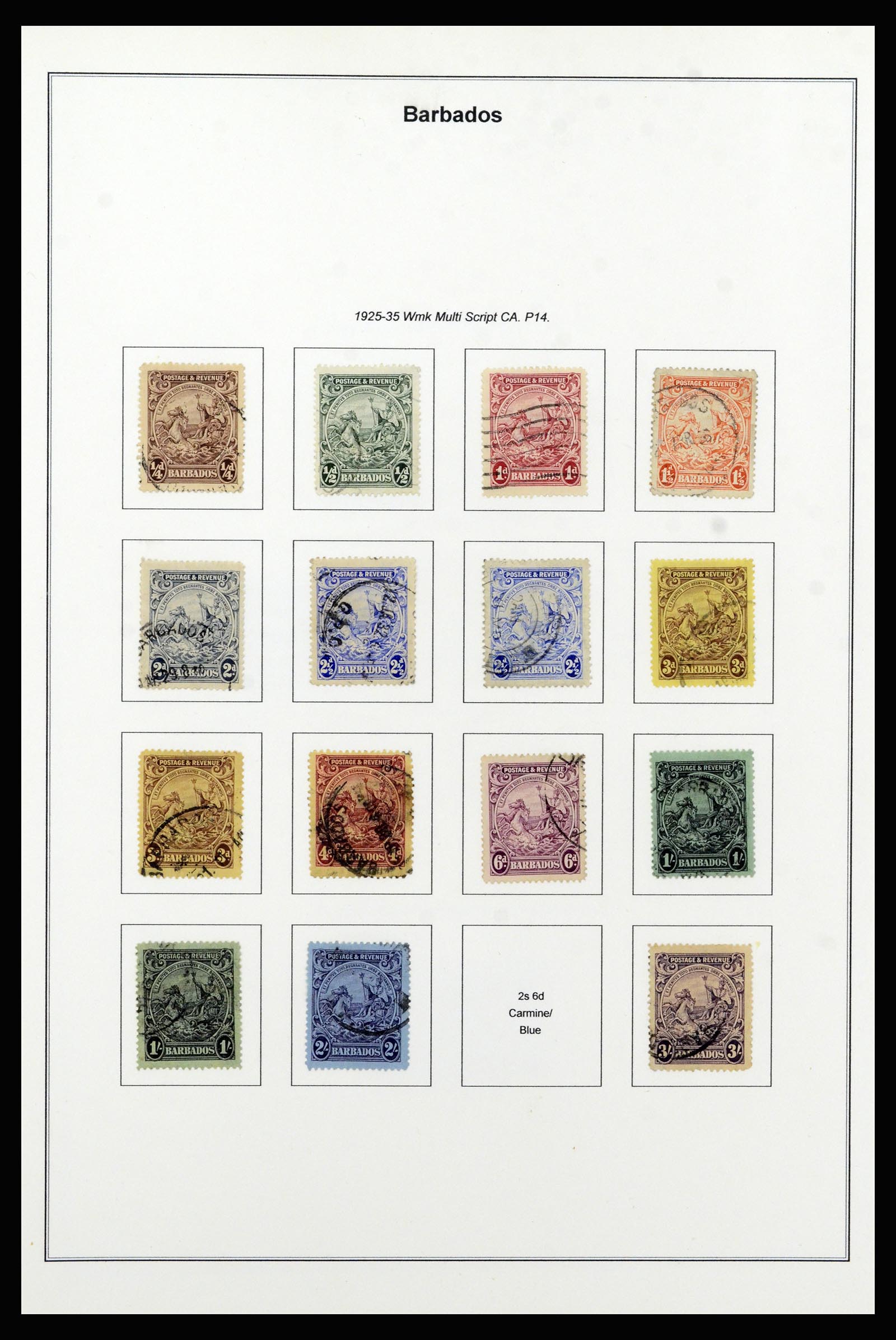 37208 016 - Postzegelverzameling 37208 Barbados 1850-1980.