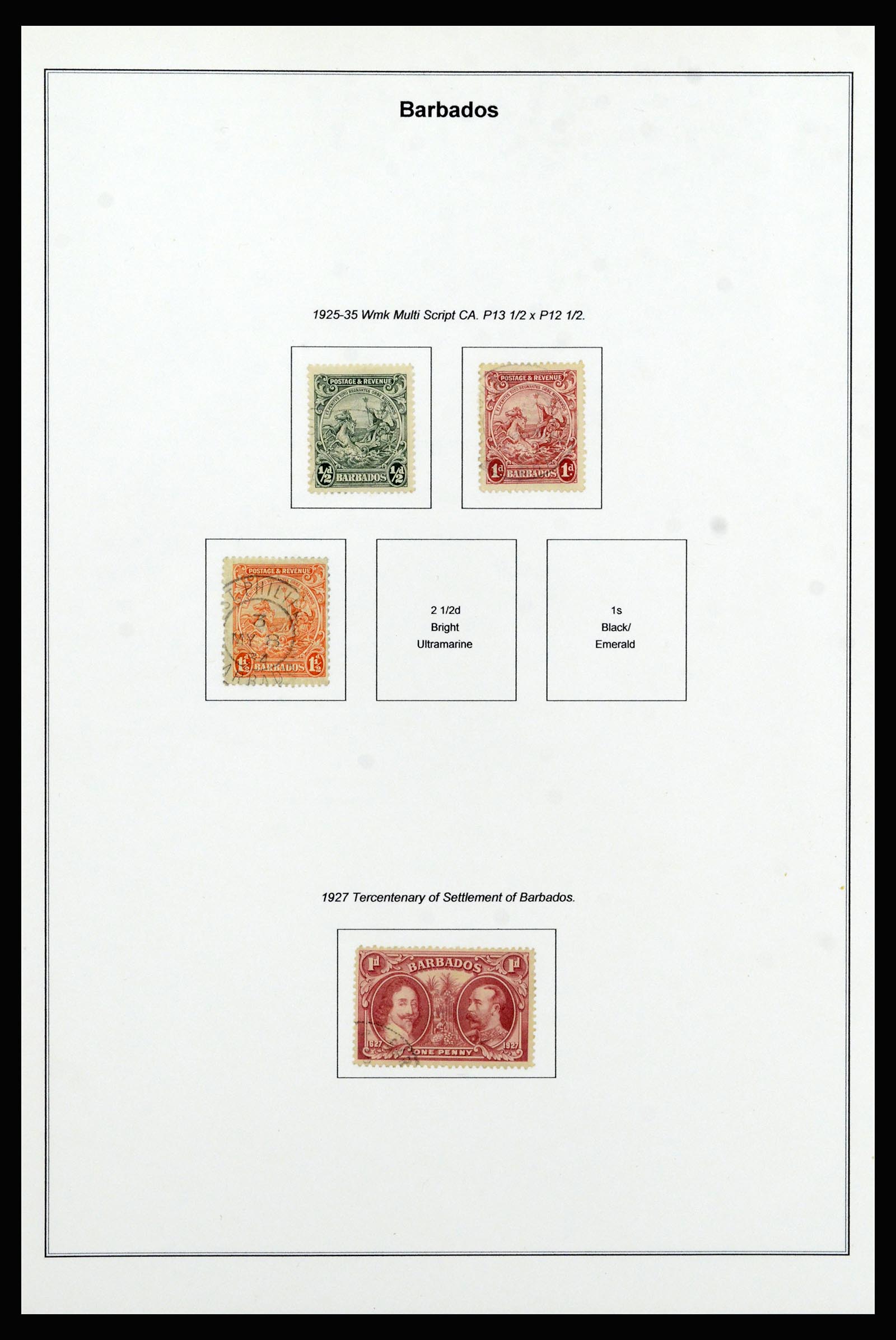 37208 017 - Postzegelverzameling 37208 Barbados 1850-1980.