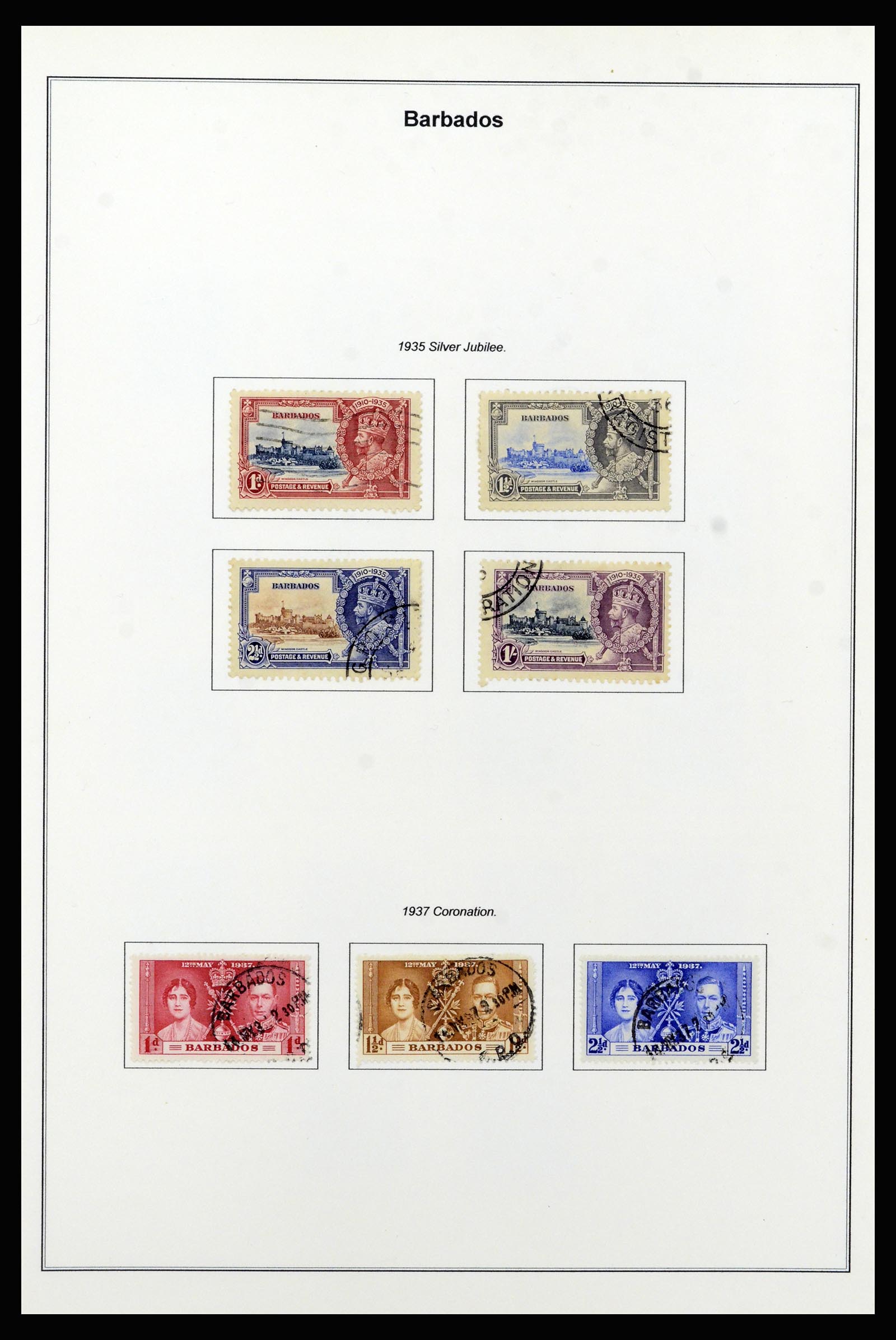 37208 018 - Postzegelverzameling 37208 Barbados 1850-1980.