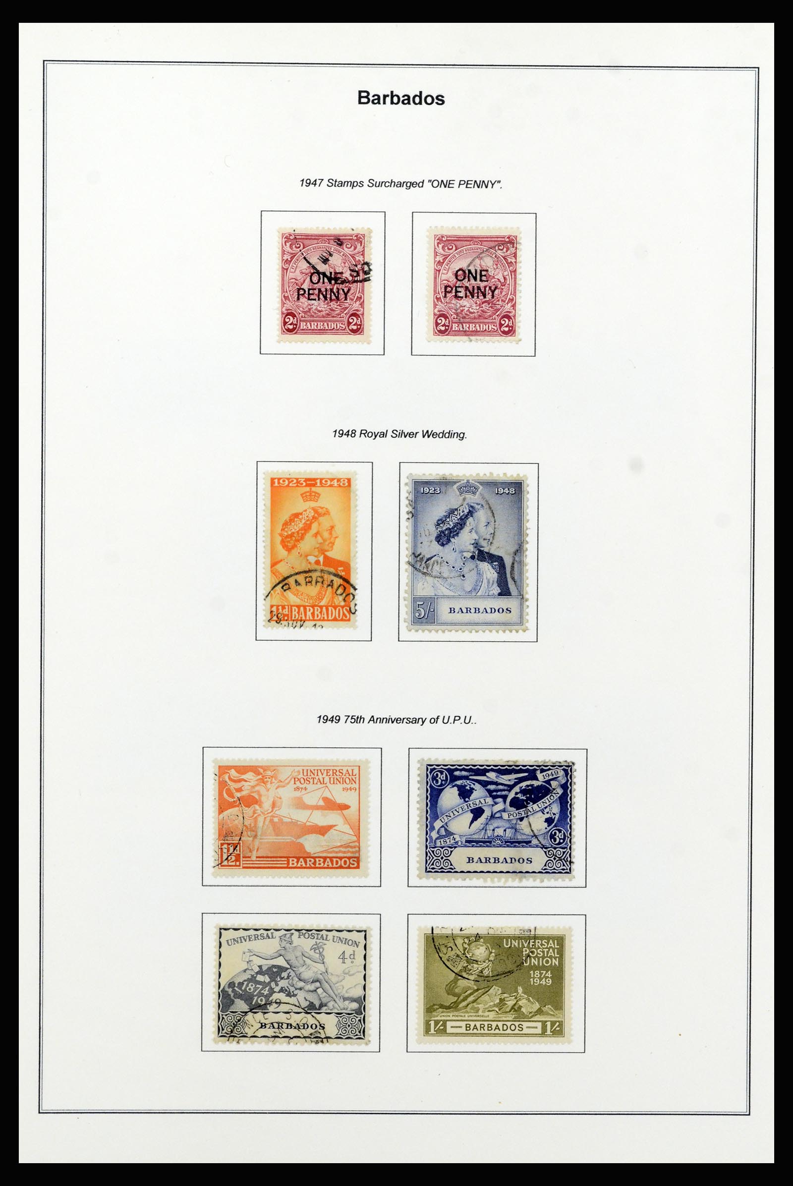 37208 021 - Postzegelverzameling 37208 Barbados 1850-1980.