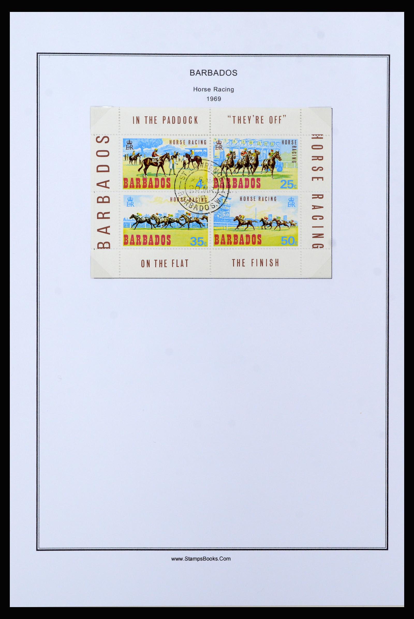 37208 034 - Postzegelverzameling 37208 Barbados 1850-1980.