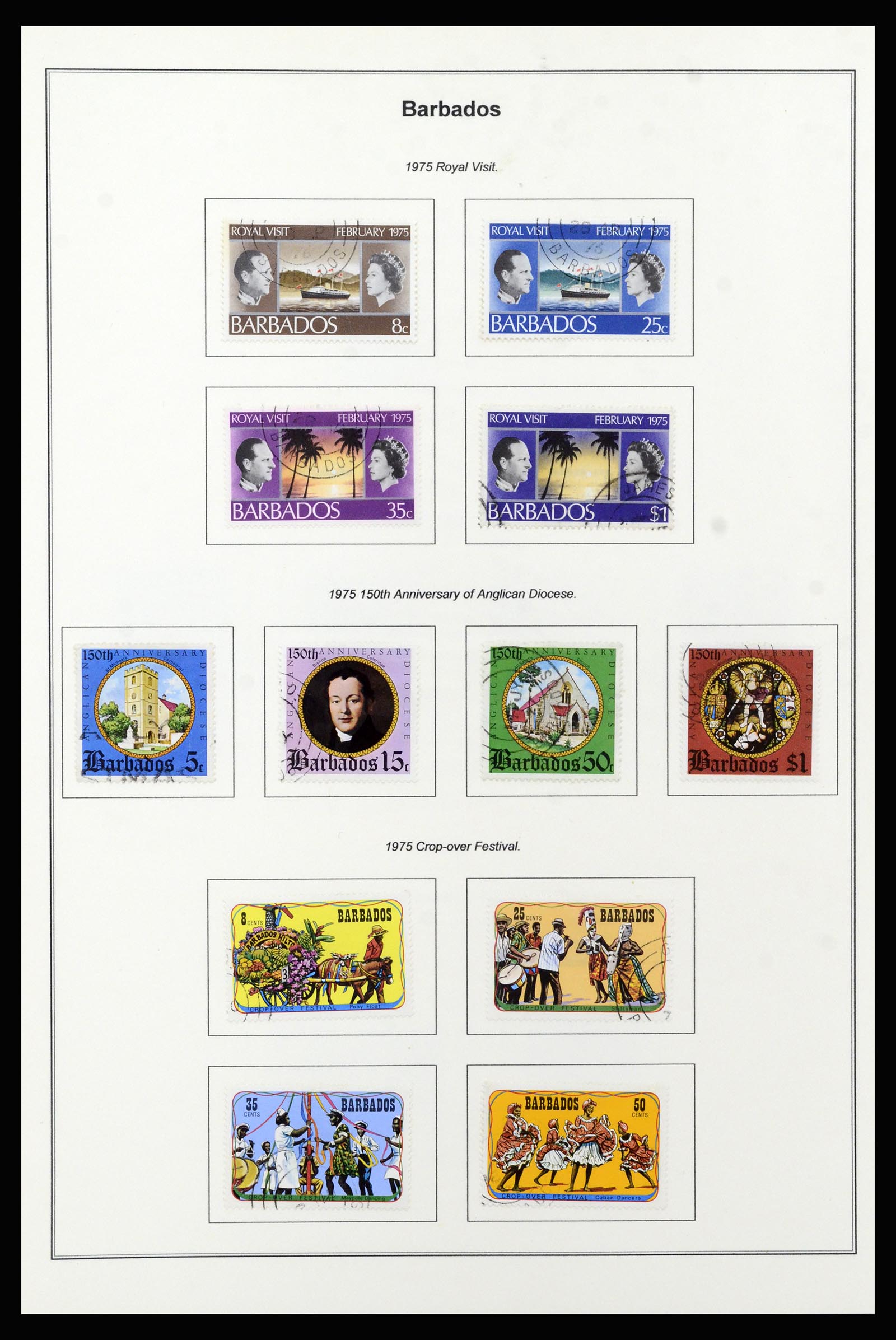 37208 046 - Postzegelverzameling 37208 Barbados 1850-1980.