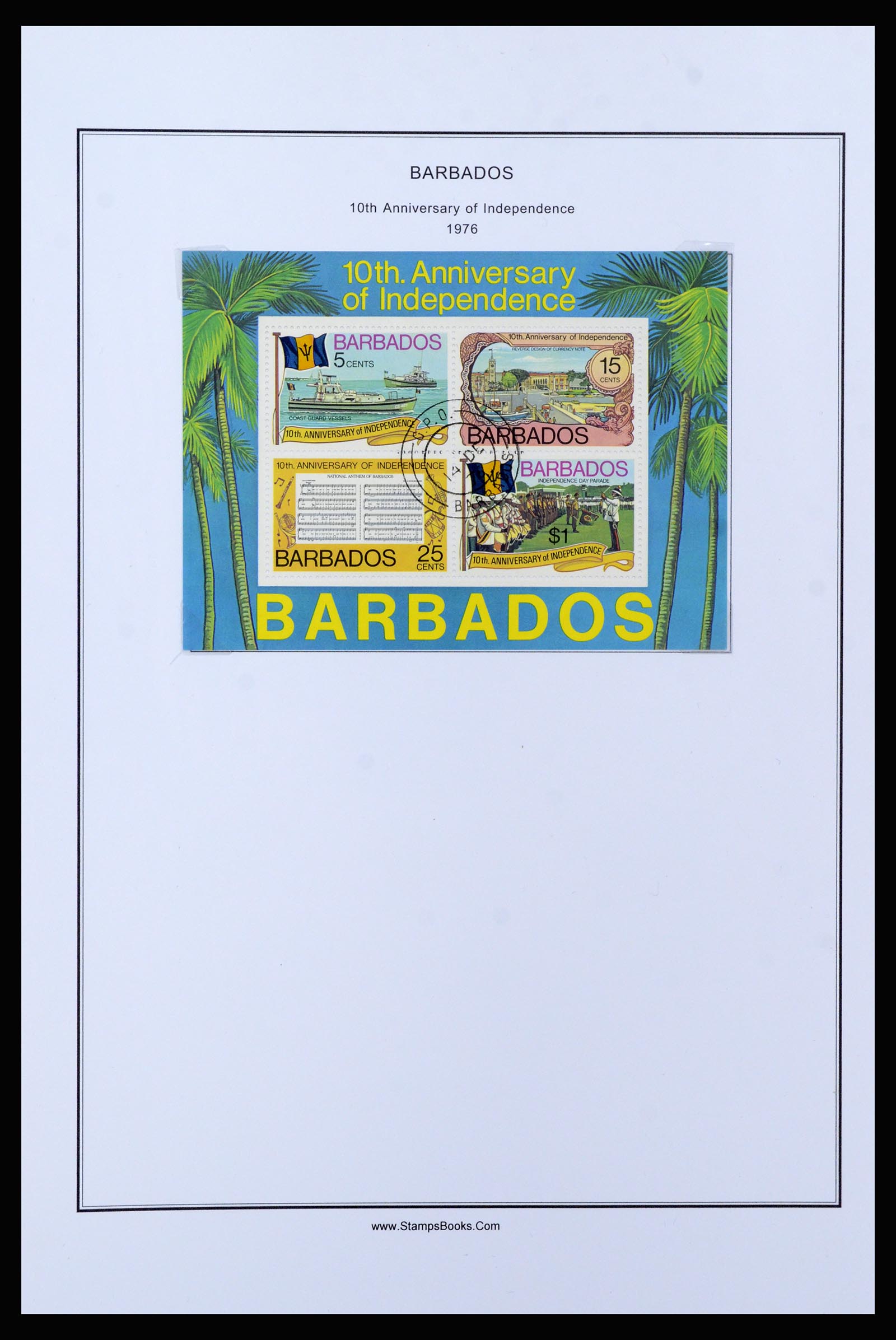 37208 050 - Postzegelverzameling 37208 Barbados 1850-1980.
