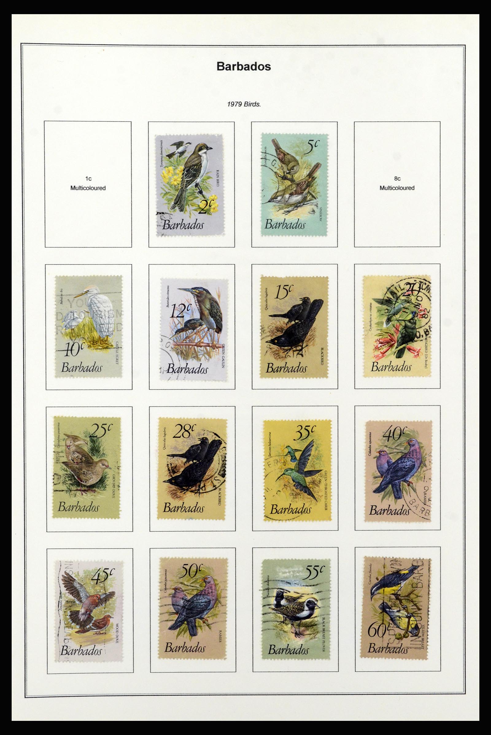 37208 057 - Postzegelverzameling 37208 Barbados 1850-1980.