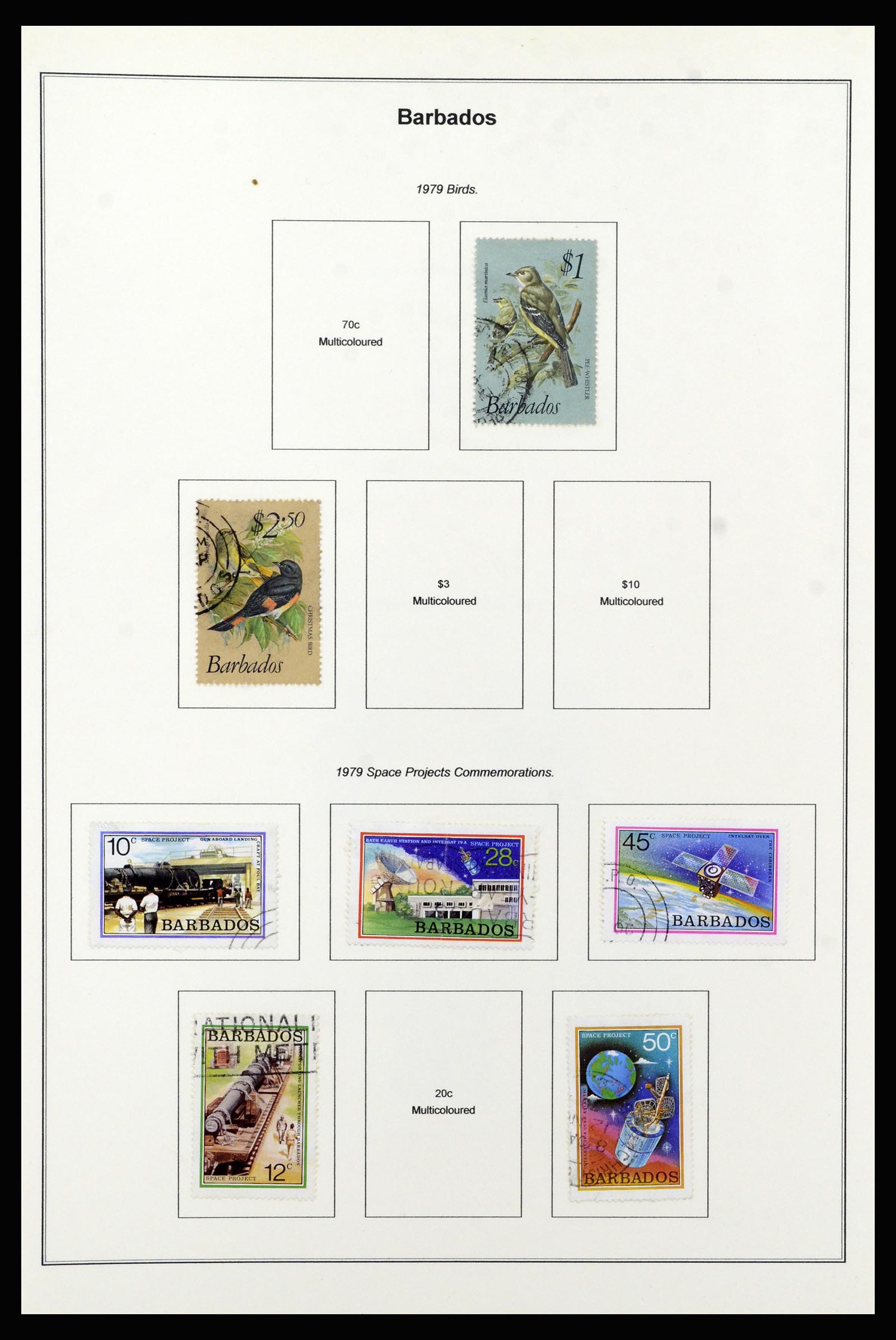 37208 058 - Postzegelverzameling 37208 Barbados 1850-1980.