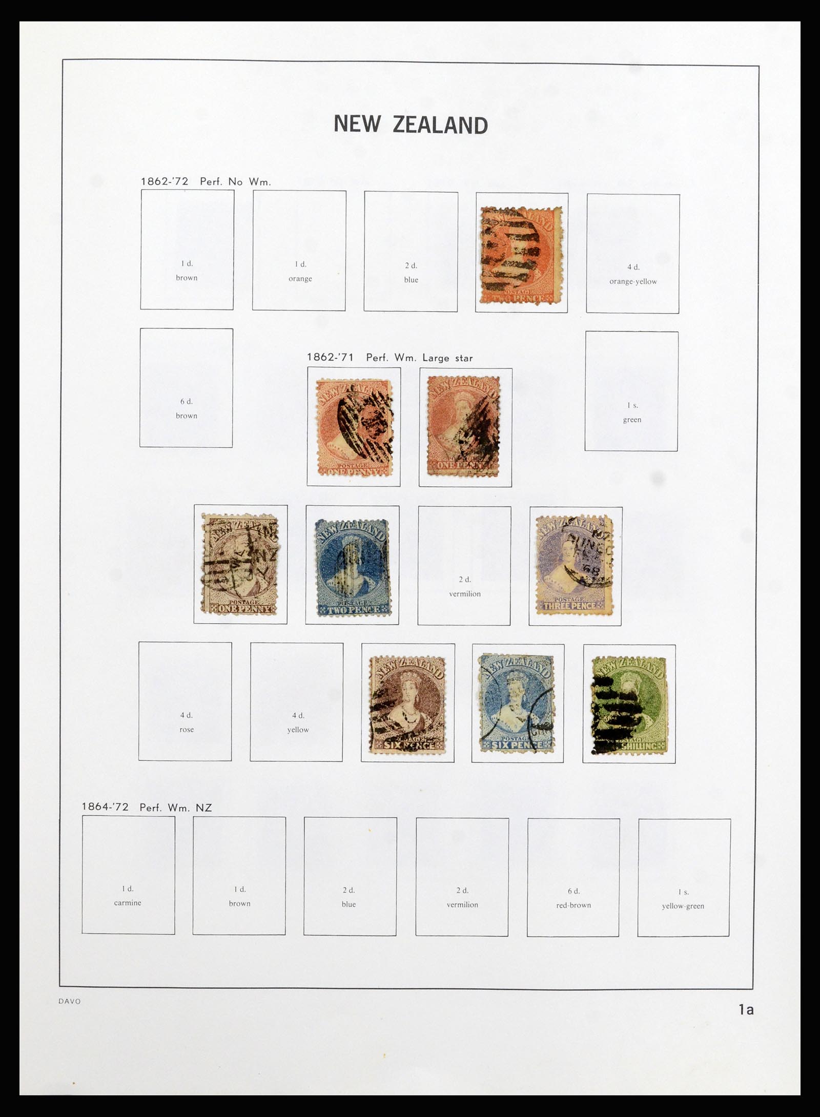 37209 002 - Postzegelverzameling 37209 Nieuw Zeeland 1855-1997.