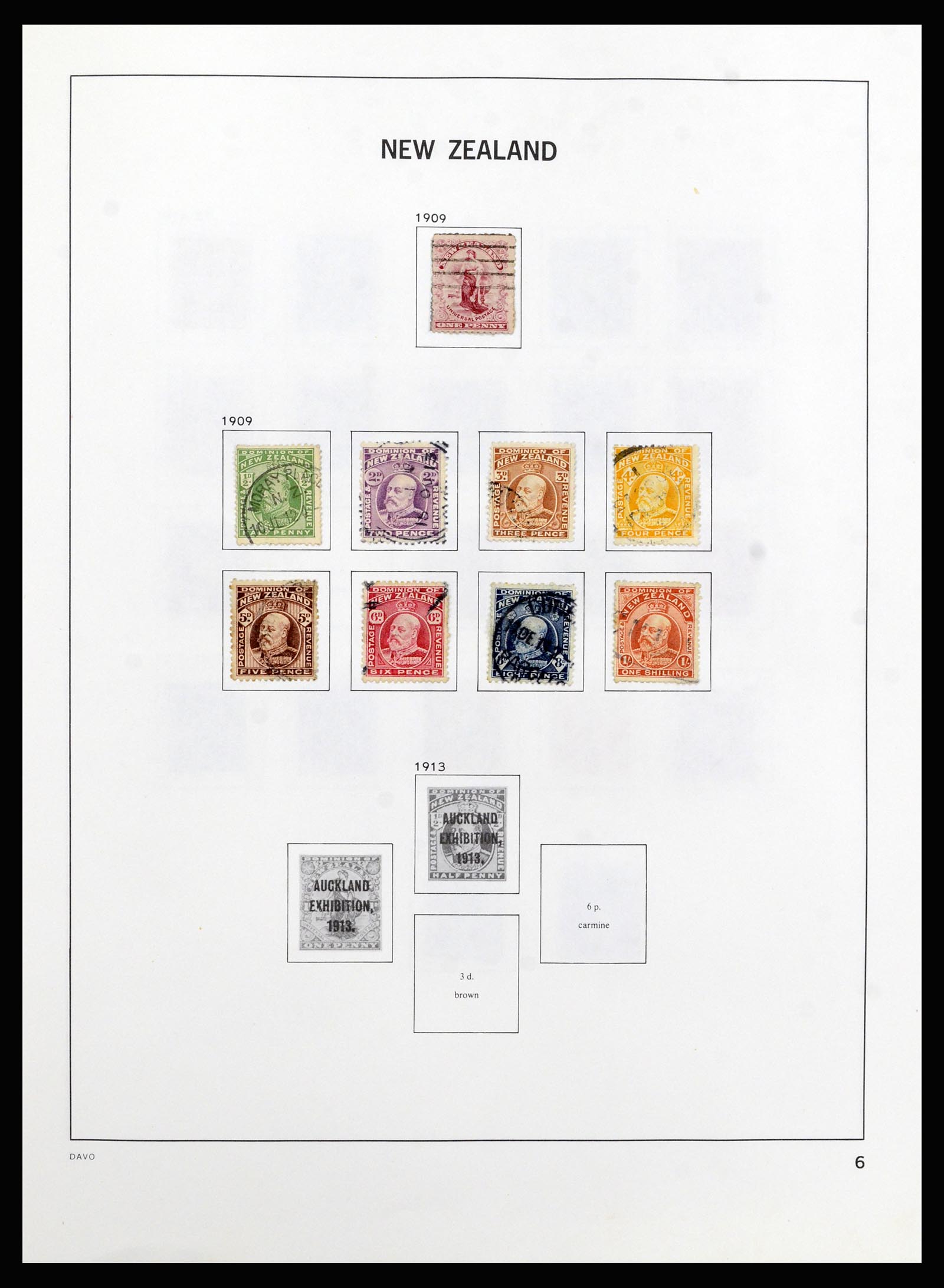 37209 007 - Postzegelverzameling 37209 Nieuw Zeeland 1855-1997.