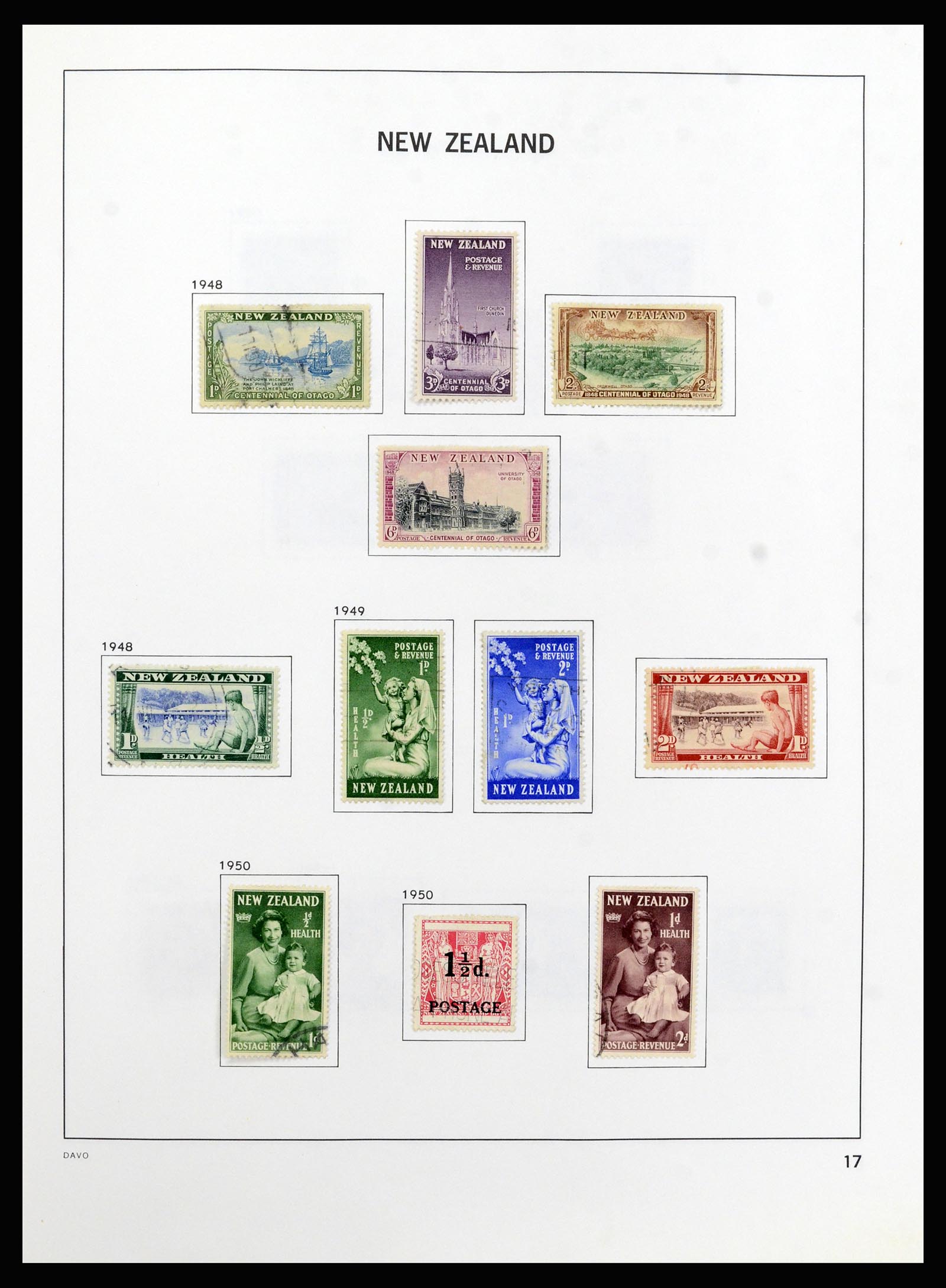 37209 018 - Stamp collection 37209 New Zealand 1855-1997.