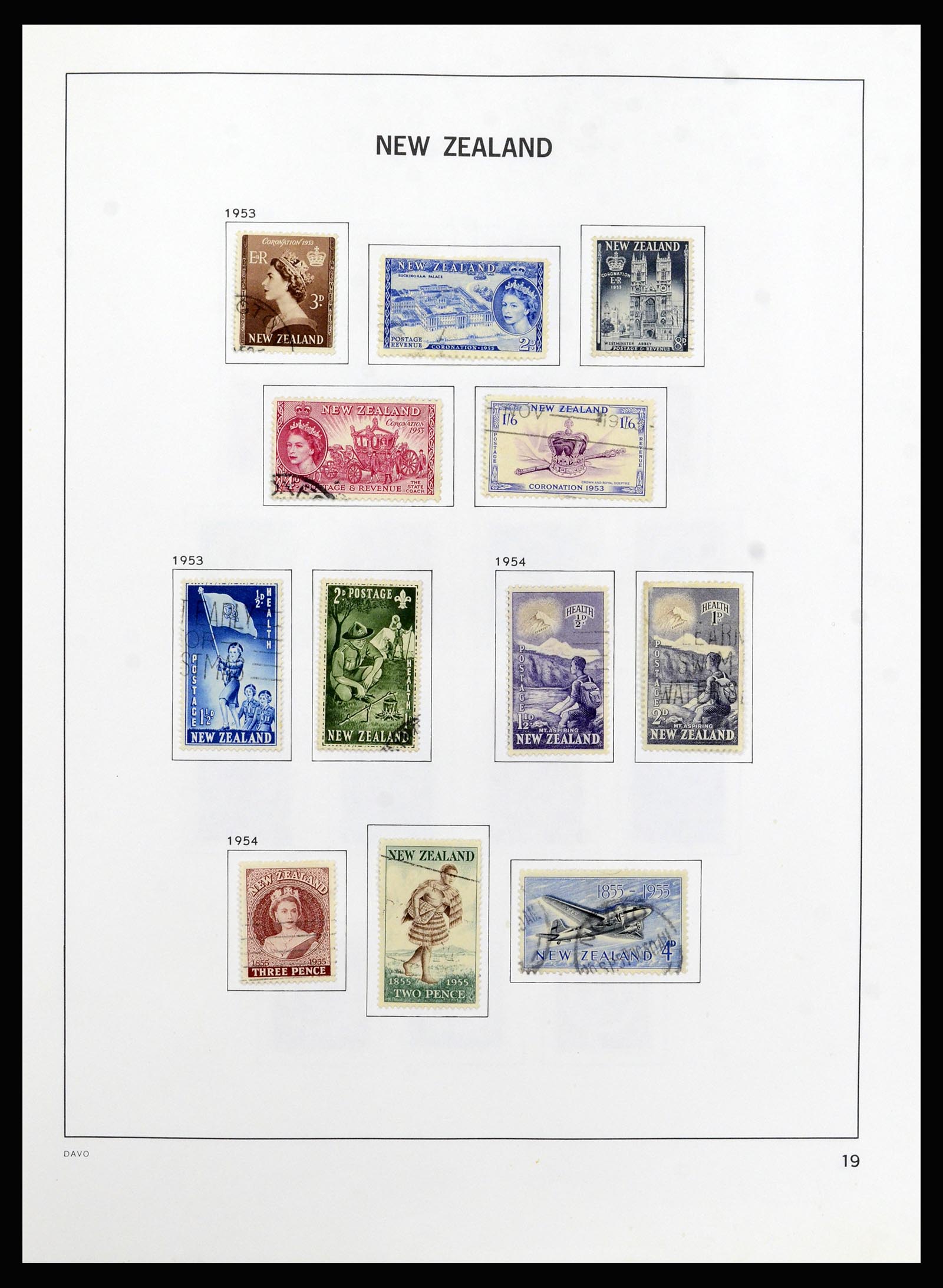 37209 020 - Postzegelverzameling 37209 Nieuw Zeeland 1855-1997.