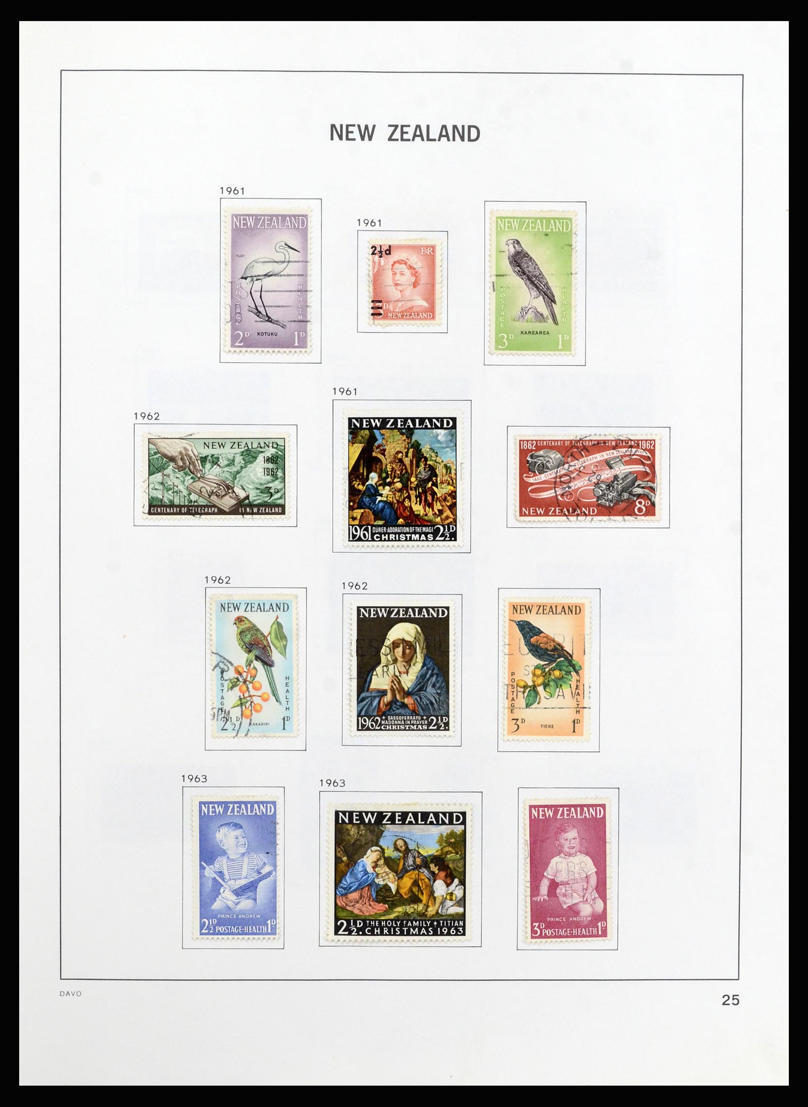 37209 026 - Postzegelverzameling 37209 Nieuw Zeeland 1855-1997.