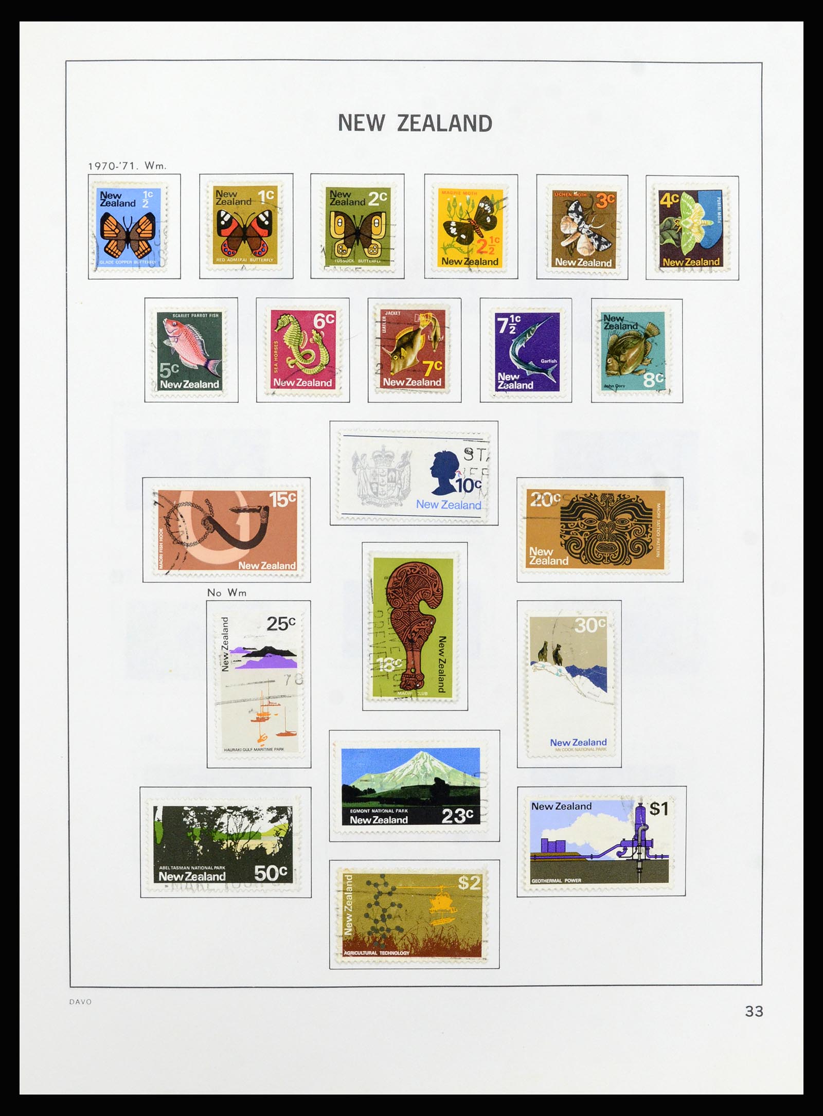 37209 034 - Postzegelverzameling 37209 Nieuw Zeeland 1855-1997.