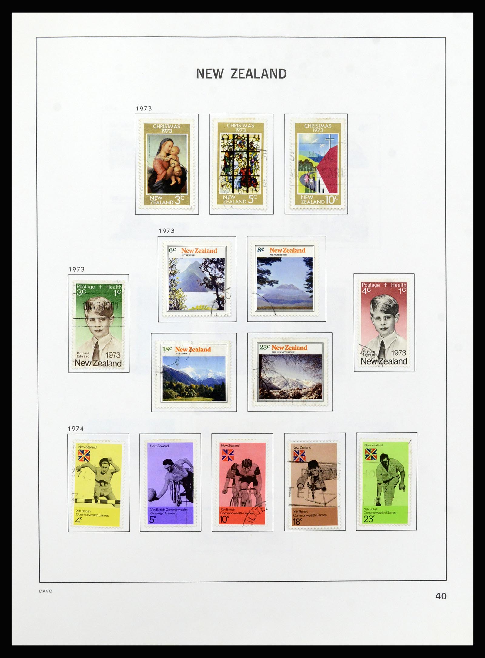 37209 041 - Stamp collection 37209 New Zealand 1855-1997.