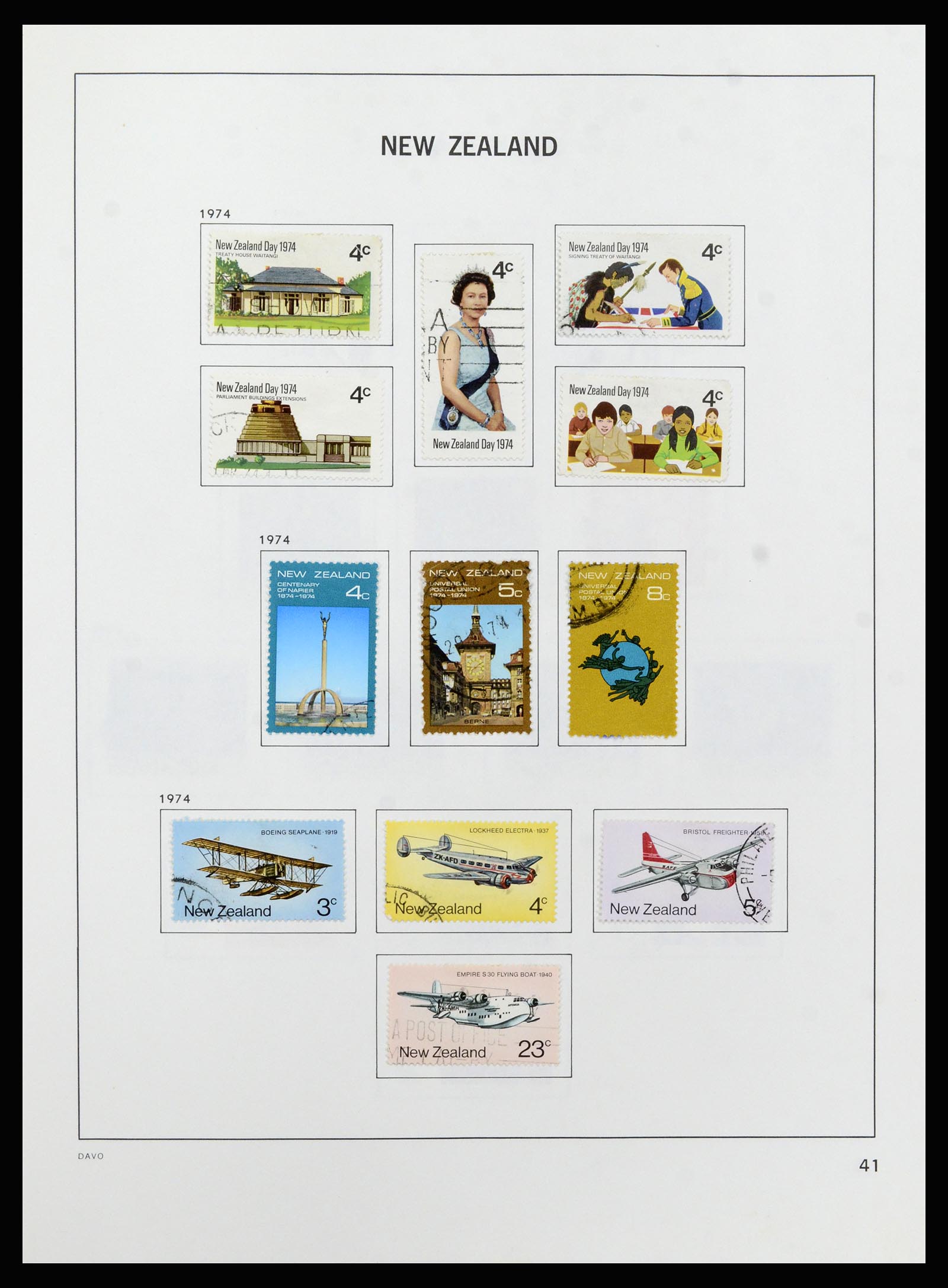 37209 042 - Postzegelverzameling 37209 Nieuw Zeeland 1855-1997.