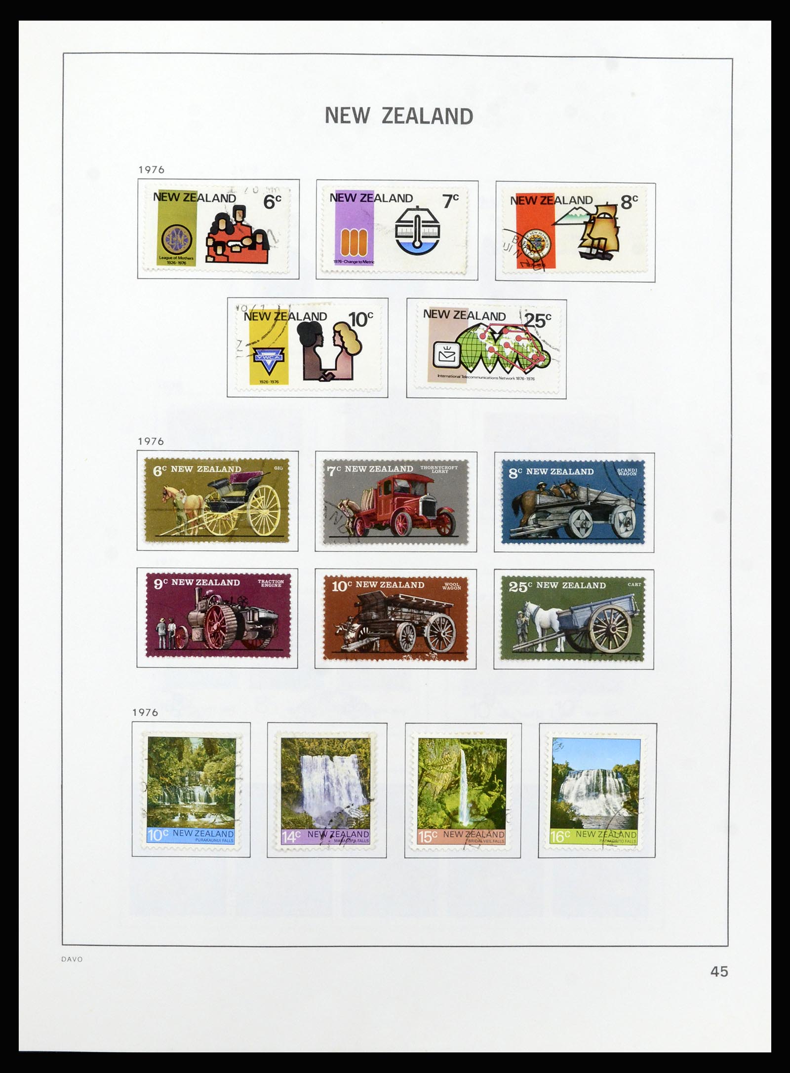 37209 046 - Postzegelverzameling 37209 Nieuw Zeeland 1855-1997.