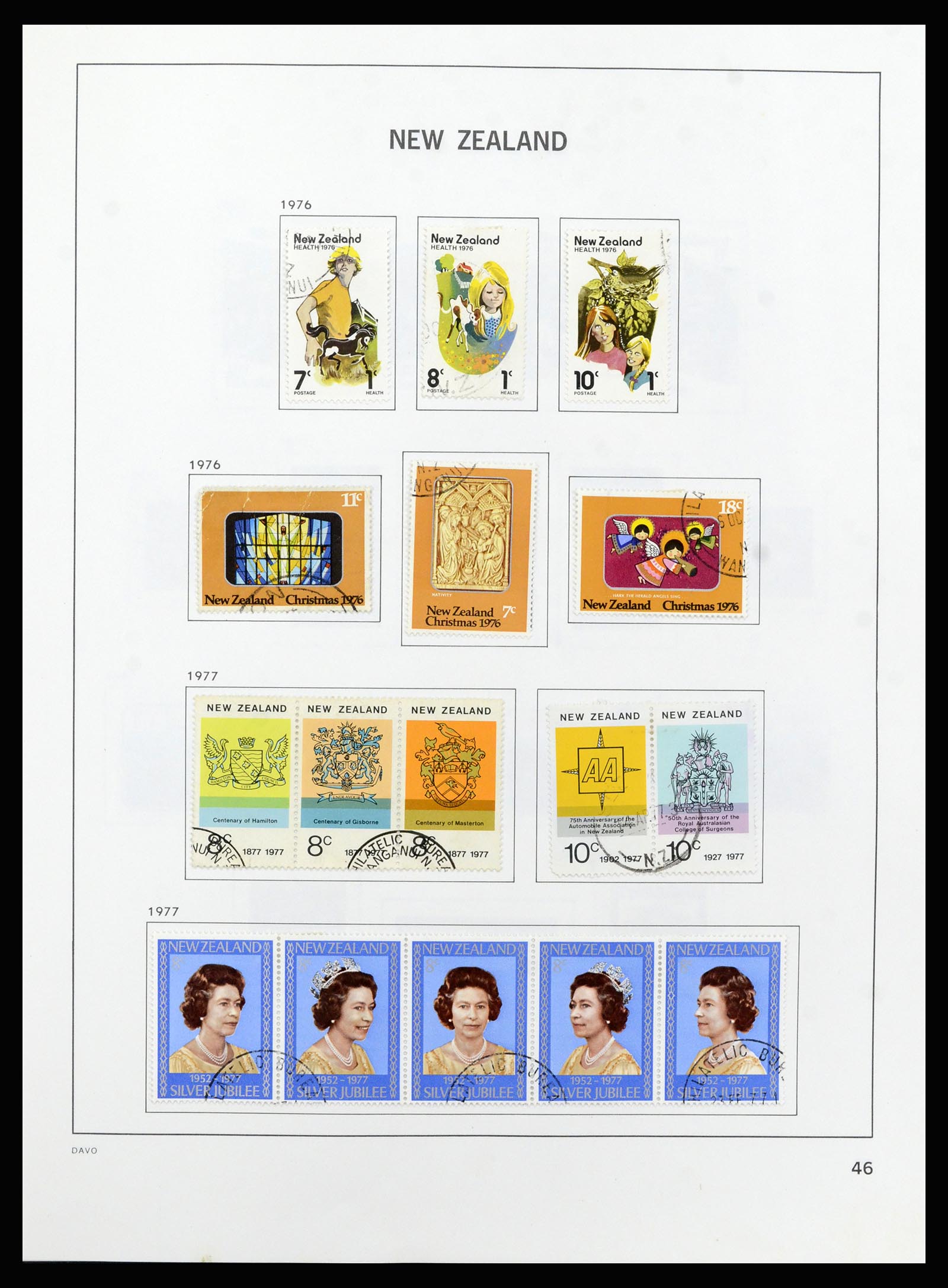 37209 047 - Postzegelverzameling 37209 Nieuw Zeeland 1855-1997.