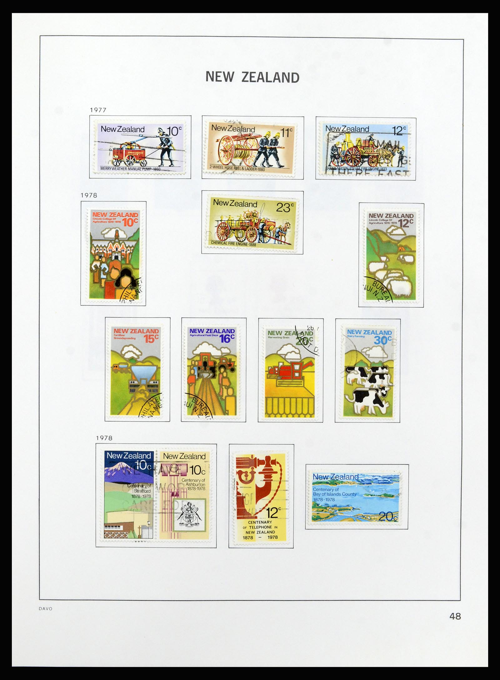 37209 049 - Postzegelverzameling 37209 Nieuw Zeeland 1855-1997.