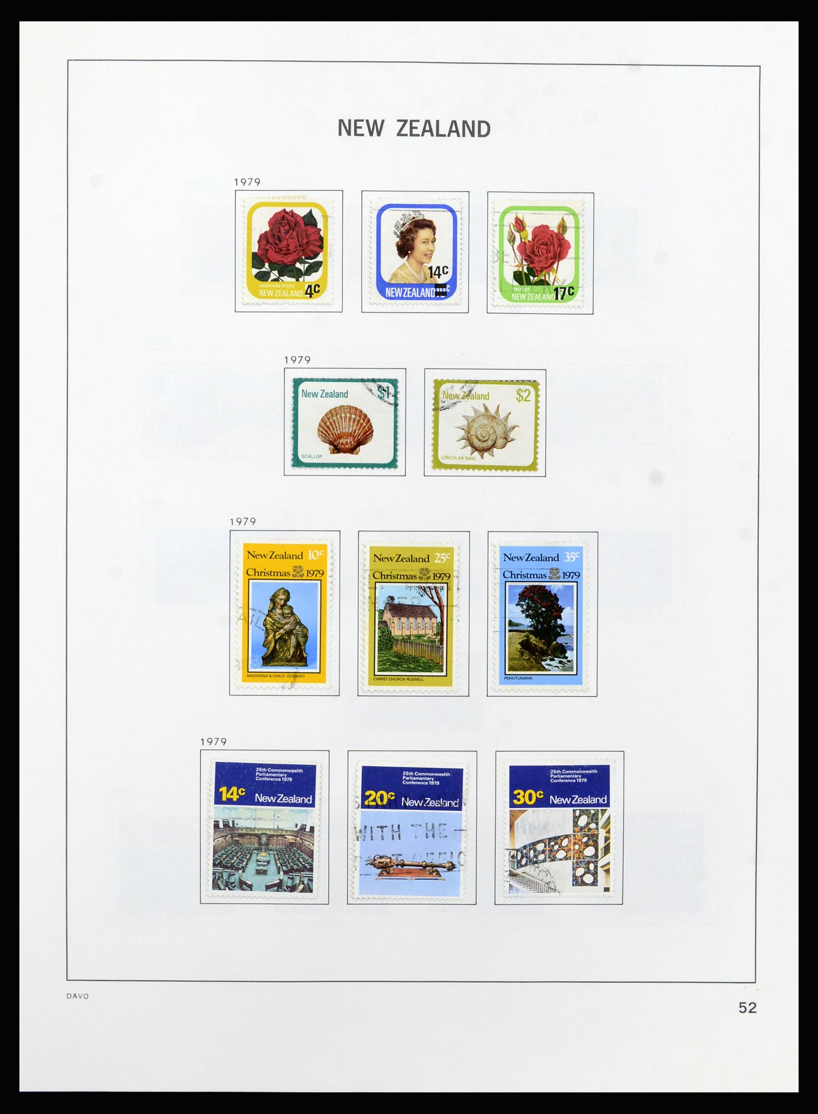 37209 053 - Postzegelverzameling 37209 Nieuw Zeeland 1855-1997.