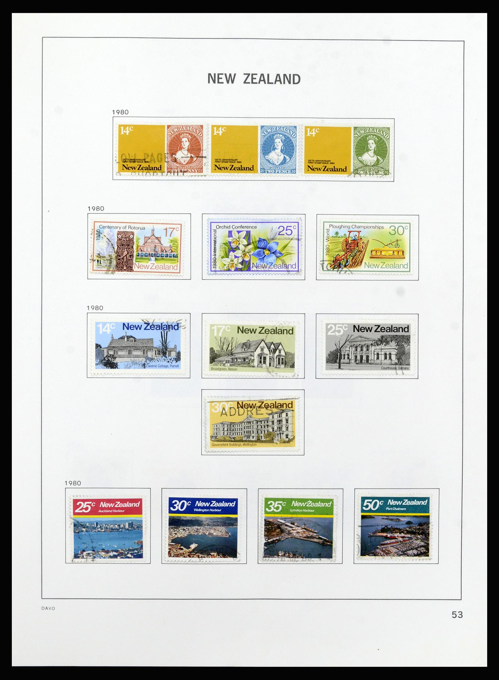 37209 054 - Postzegelverzameling 37209 Nieuw Zeeland 1855-1997.