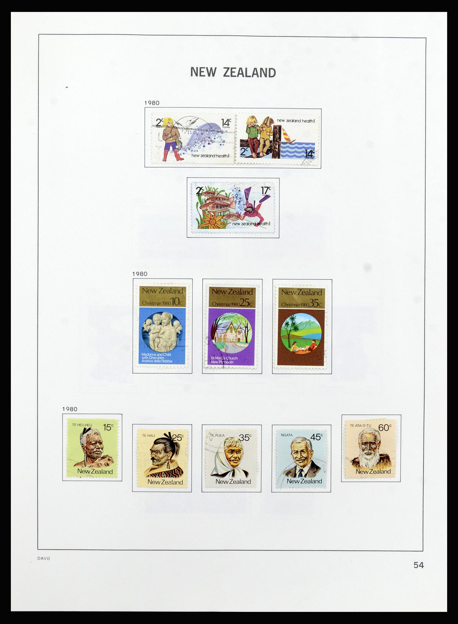 37209 055 - Postzegelverzameling 37209 Nieuw Zeeland 1855-1997.
