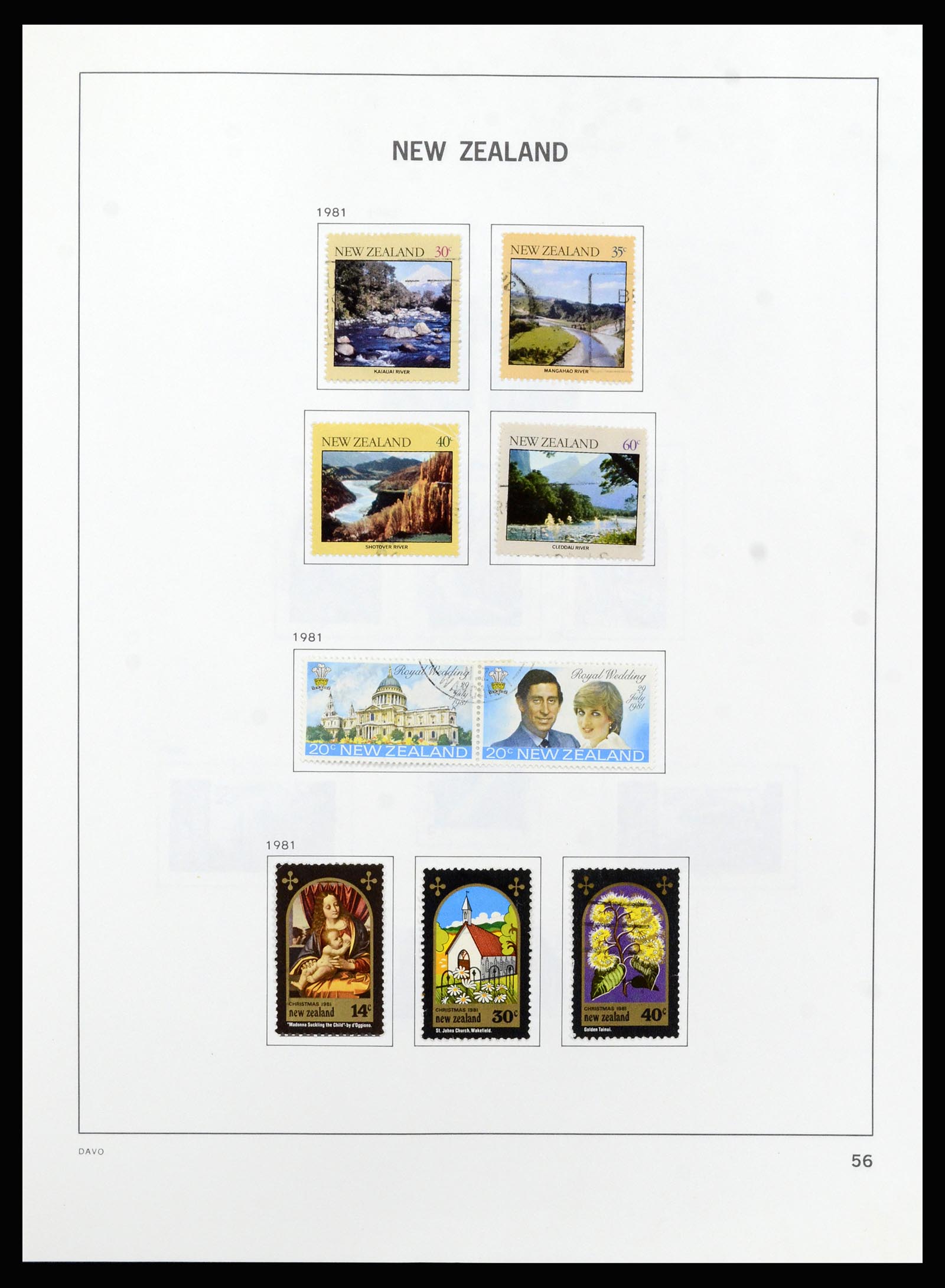 37209 057 - Postzegelverzameling 37209 Nieuw Zeeland 1855-1997.