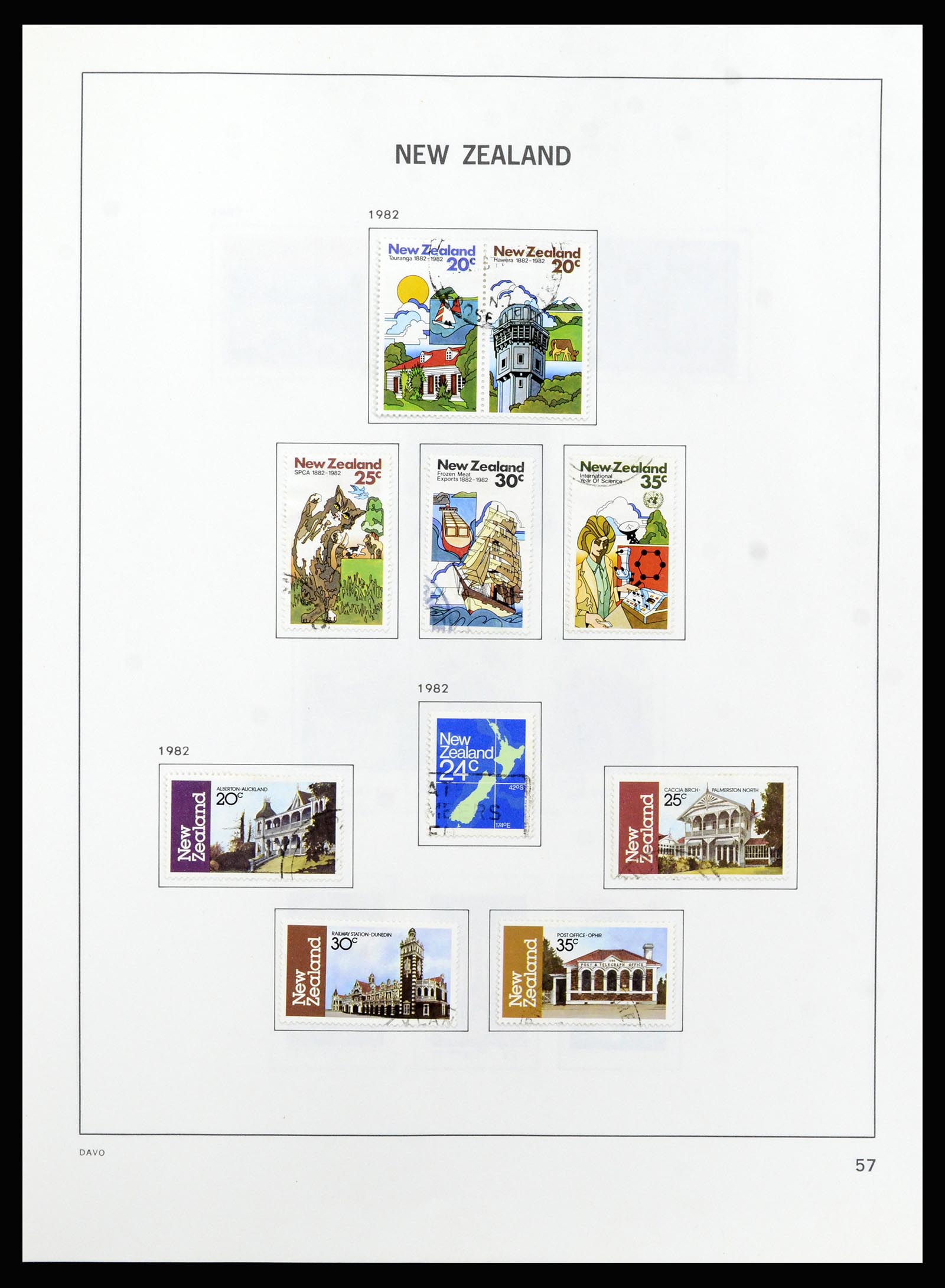 37209 058 - Postzegelverzameling 37209 Nieuw Zeeland 1855-1997.