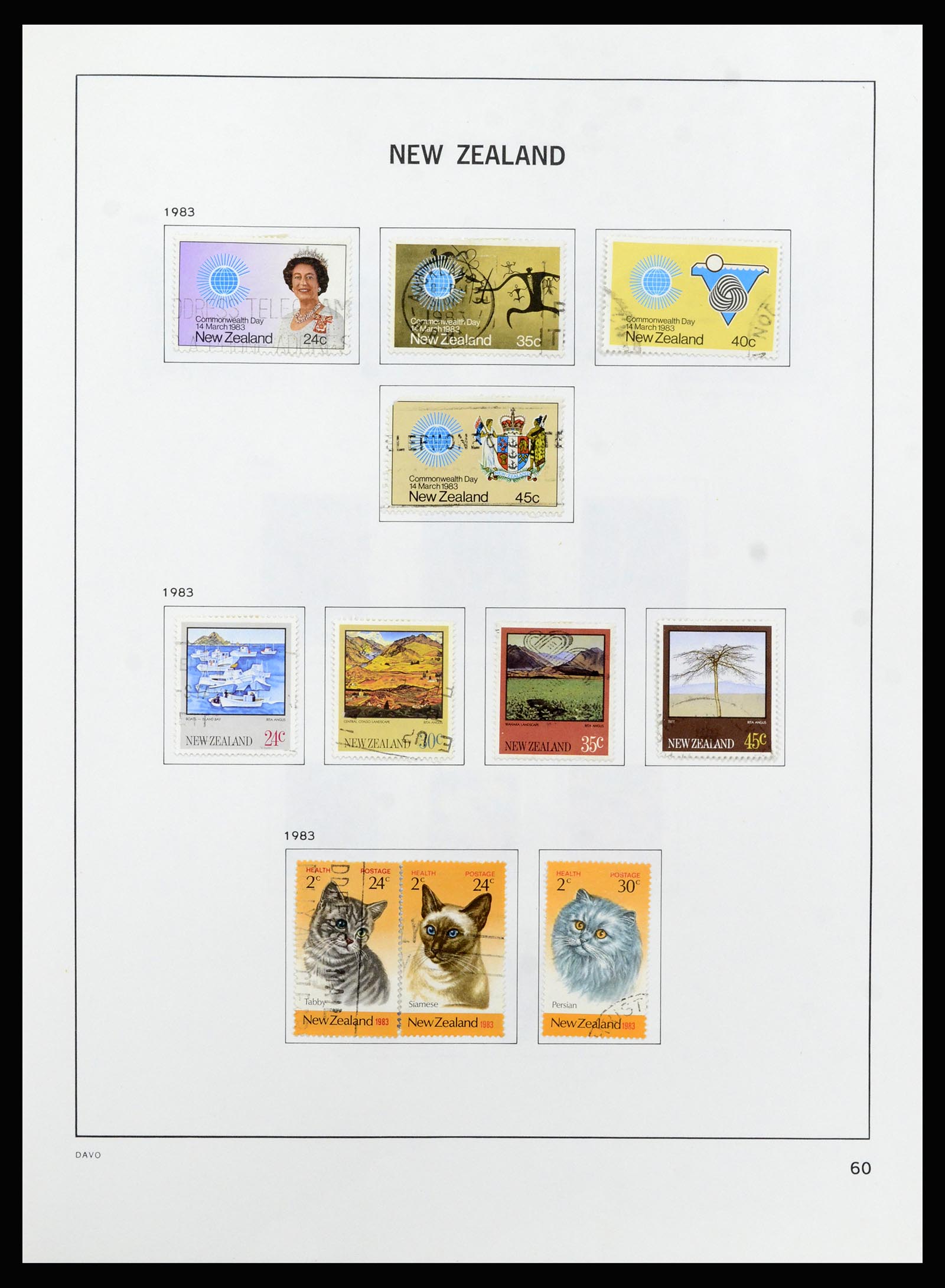 37209 061 - Stamp collection 37209 New Zealand 1855-1997.