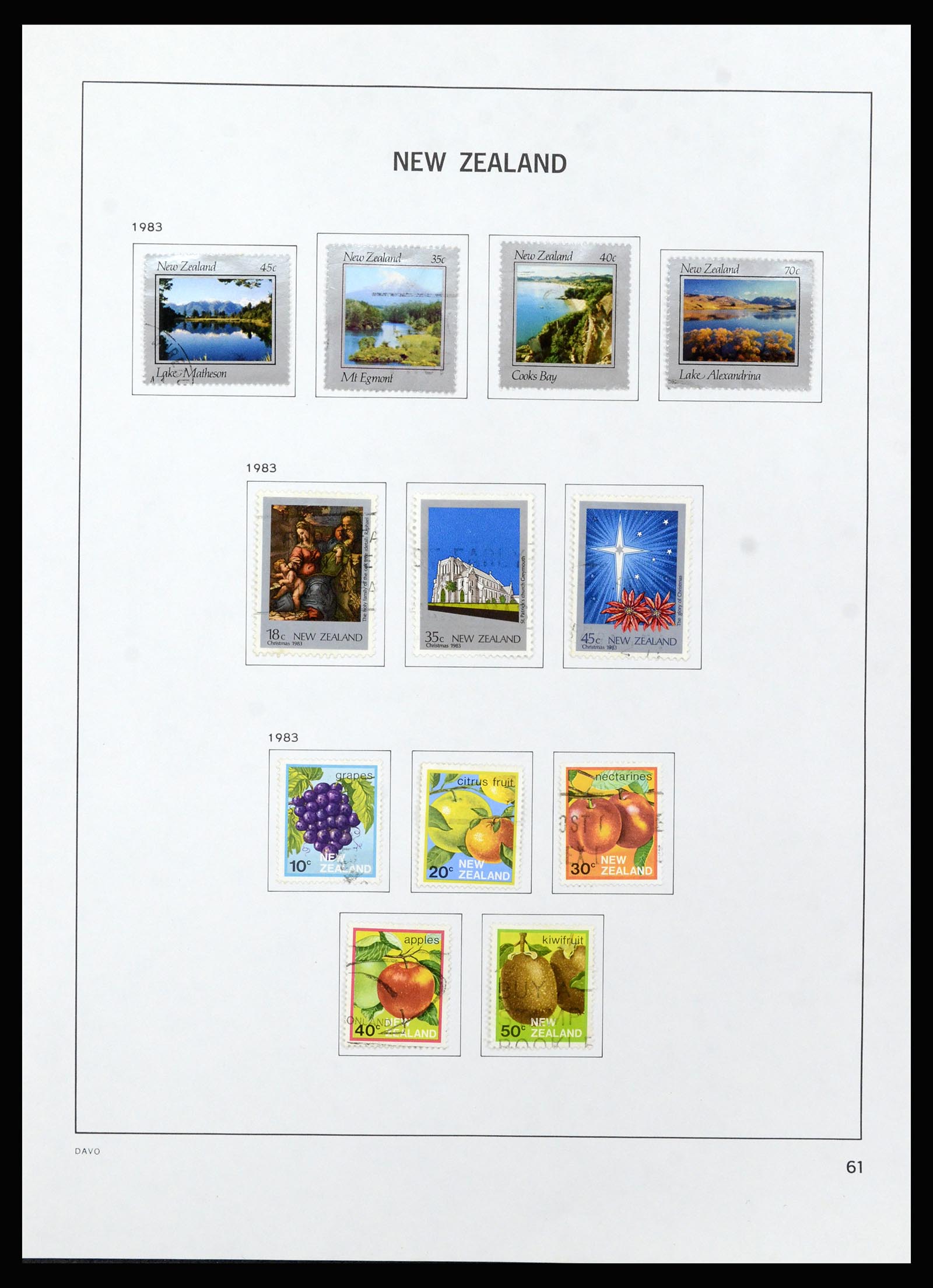 37209 062 - Stamp collection 37209 New Zealand 1855-1997.