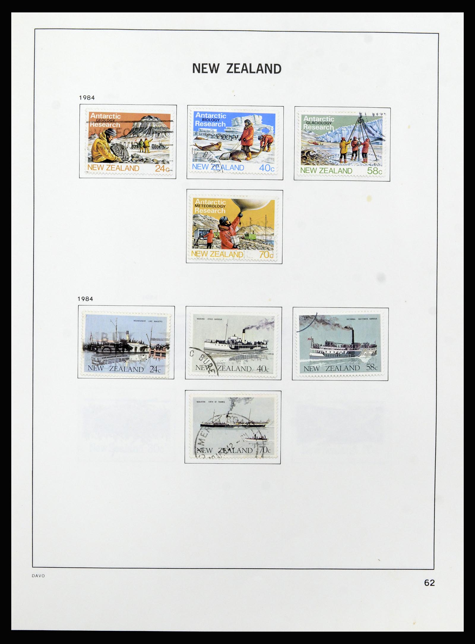 37209 063 - Stamp collection 37209 New Zealand 1855-1997.