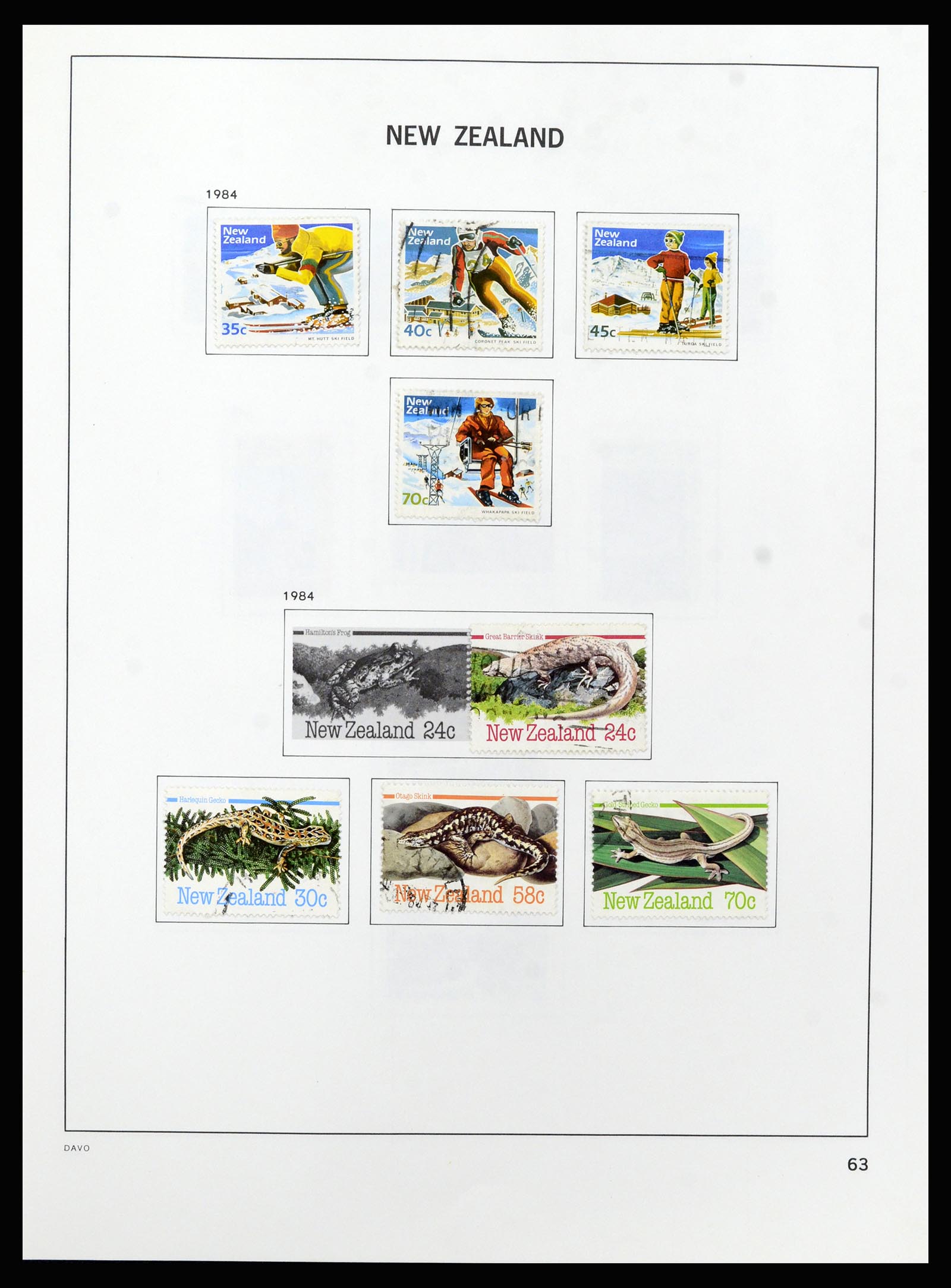 37209 064 - Stamp collection 37209 New Zealand 1855-1997.