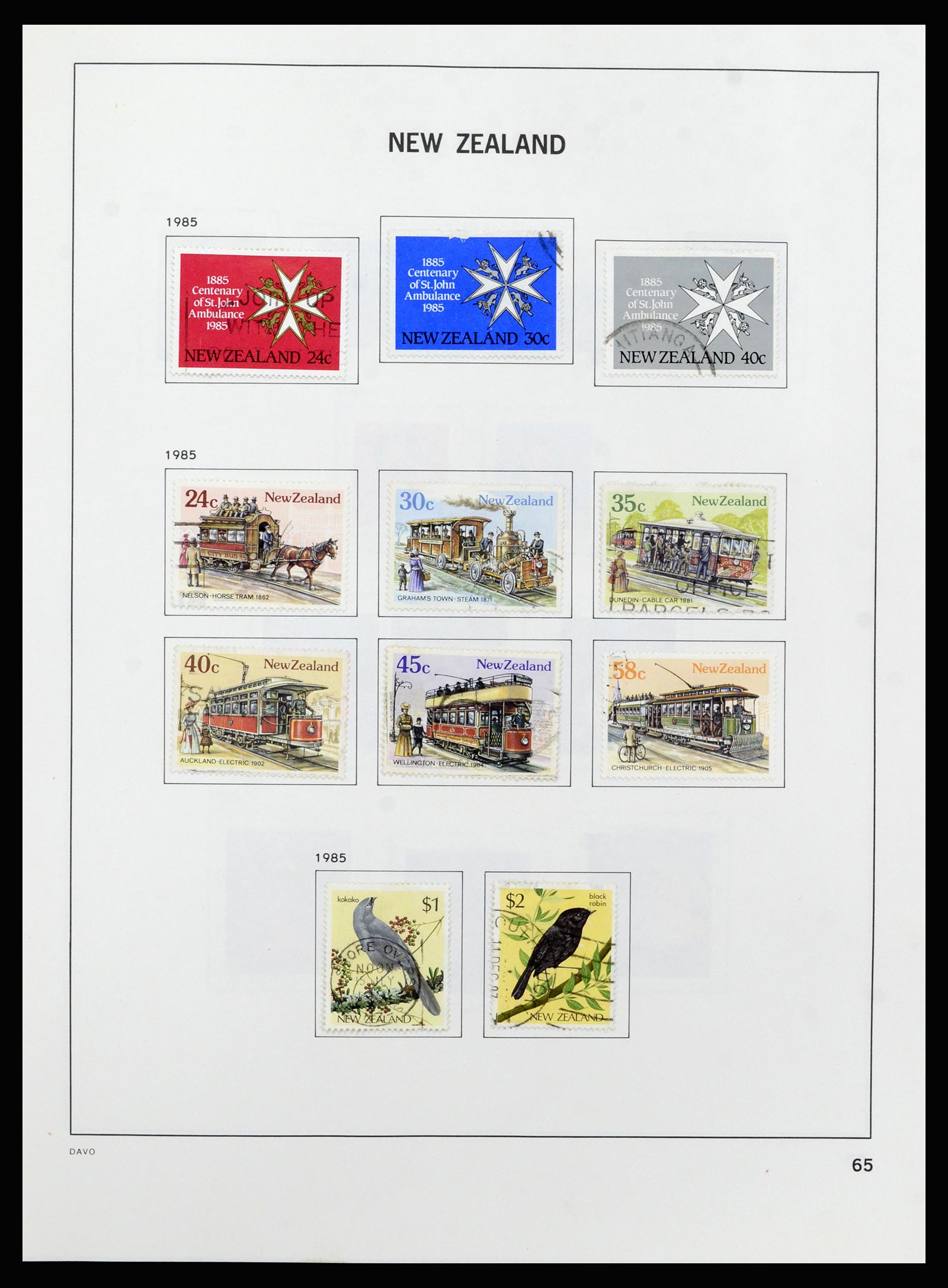37209 066 - Stamp collection 37209 New Zealand 1855-1997.