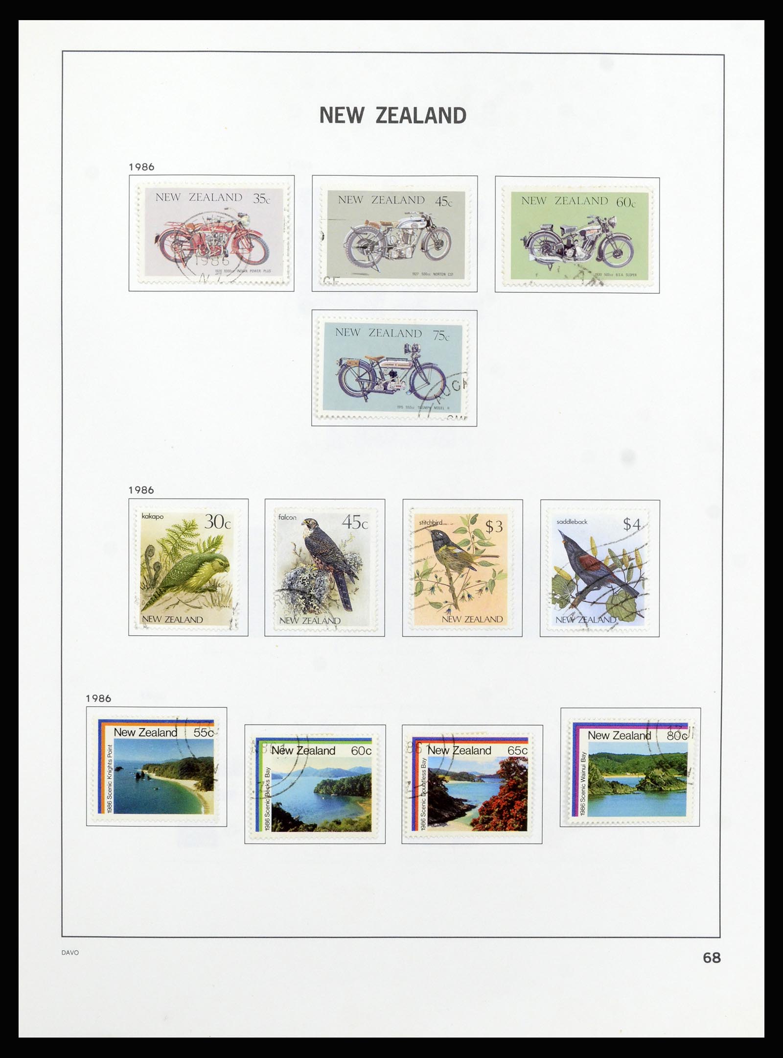 37209 069 - Stamp collection 37209 New Zealand 1855-1997.